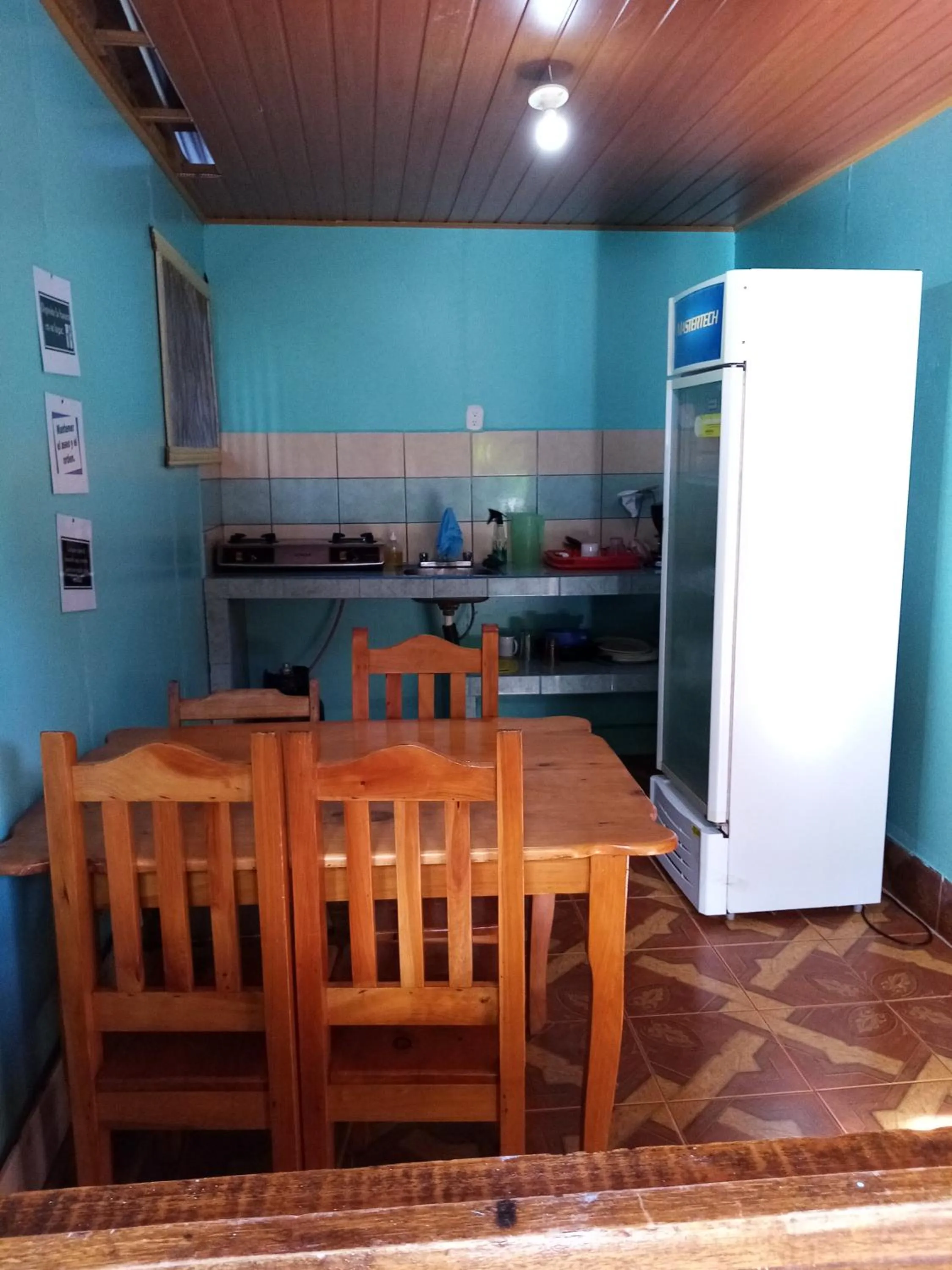 Kitchen or kitchenette in Cabinas Popular