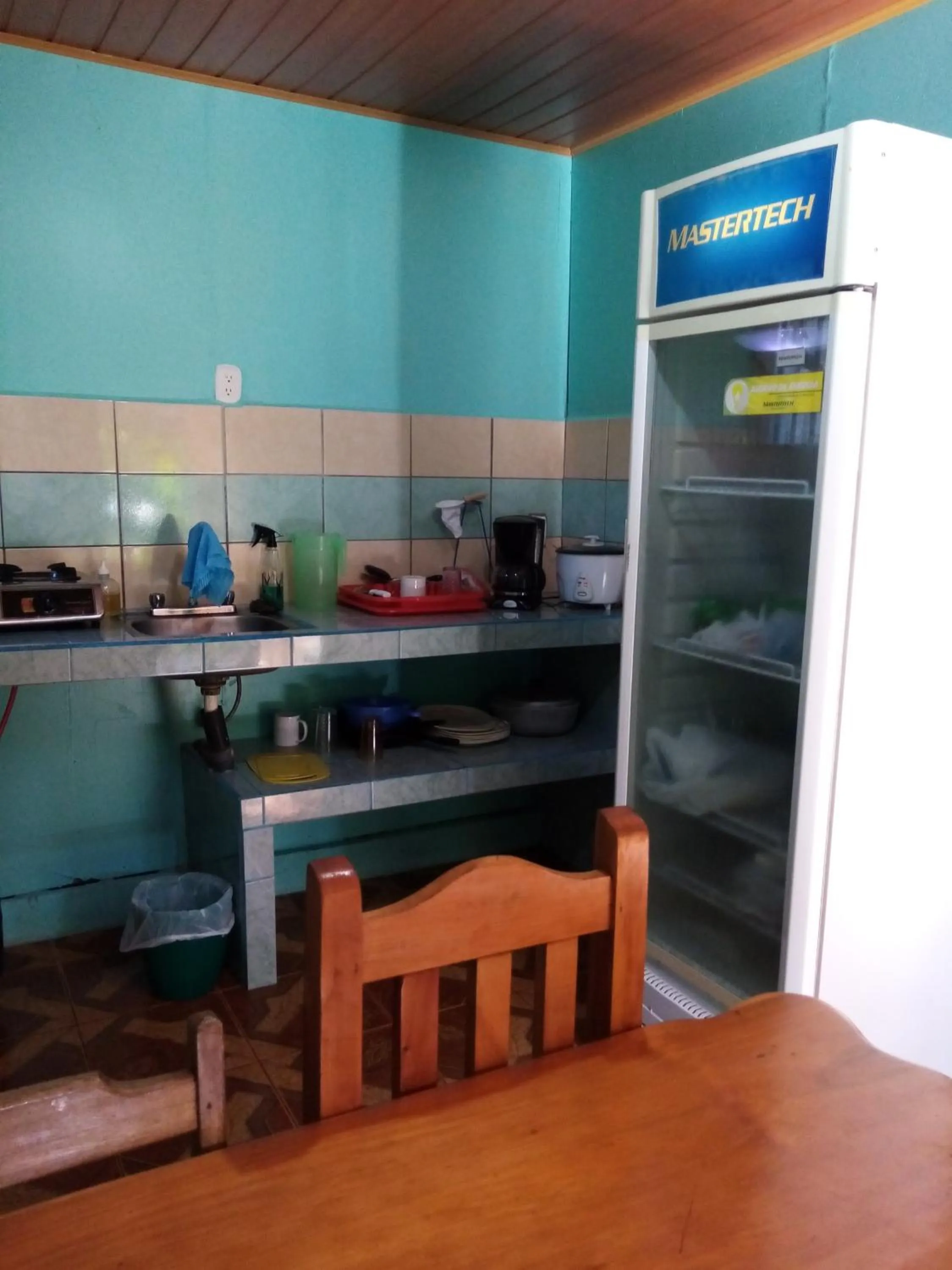 Kitchen or kitchenette in Cabinas Popular