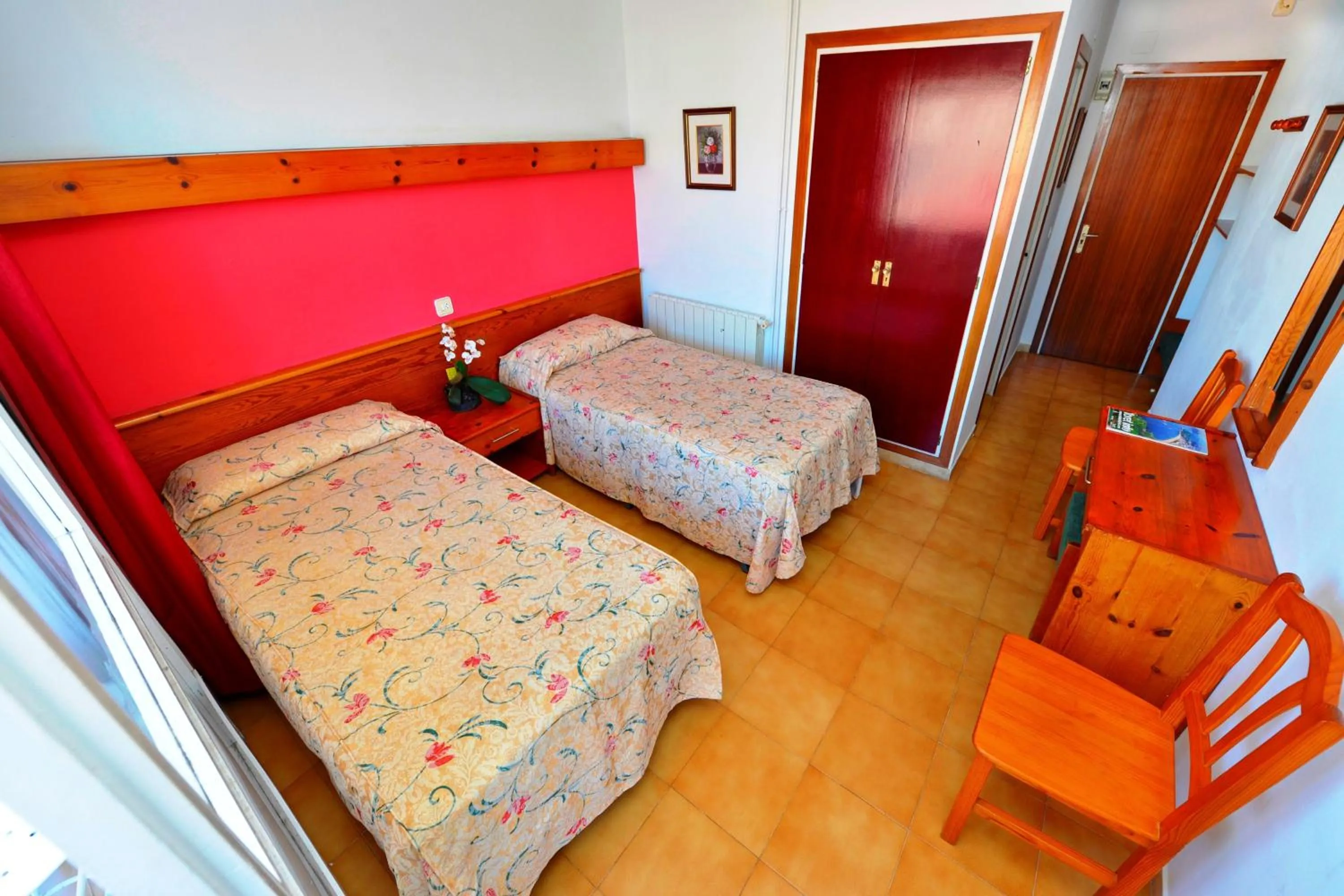 Decorative detail, Bed in Hostal Magnolia