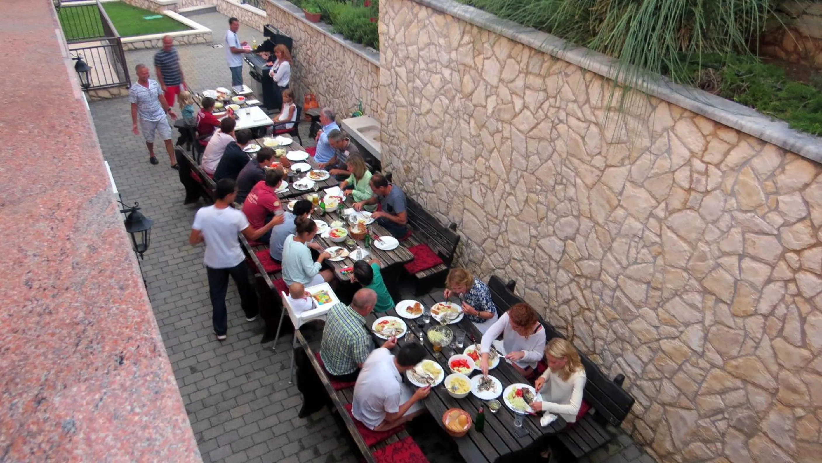 Balcony/Terrace in Apartments Villa Venera