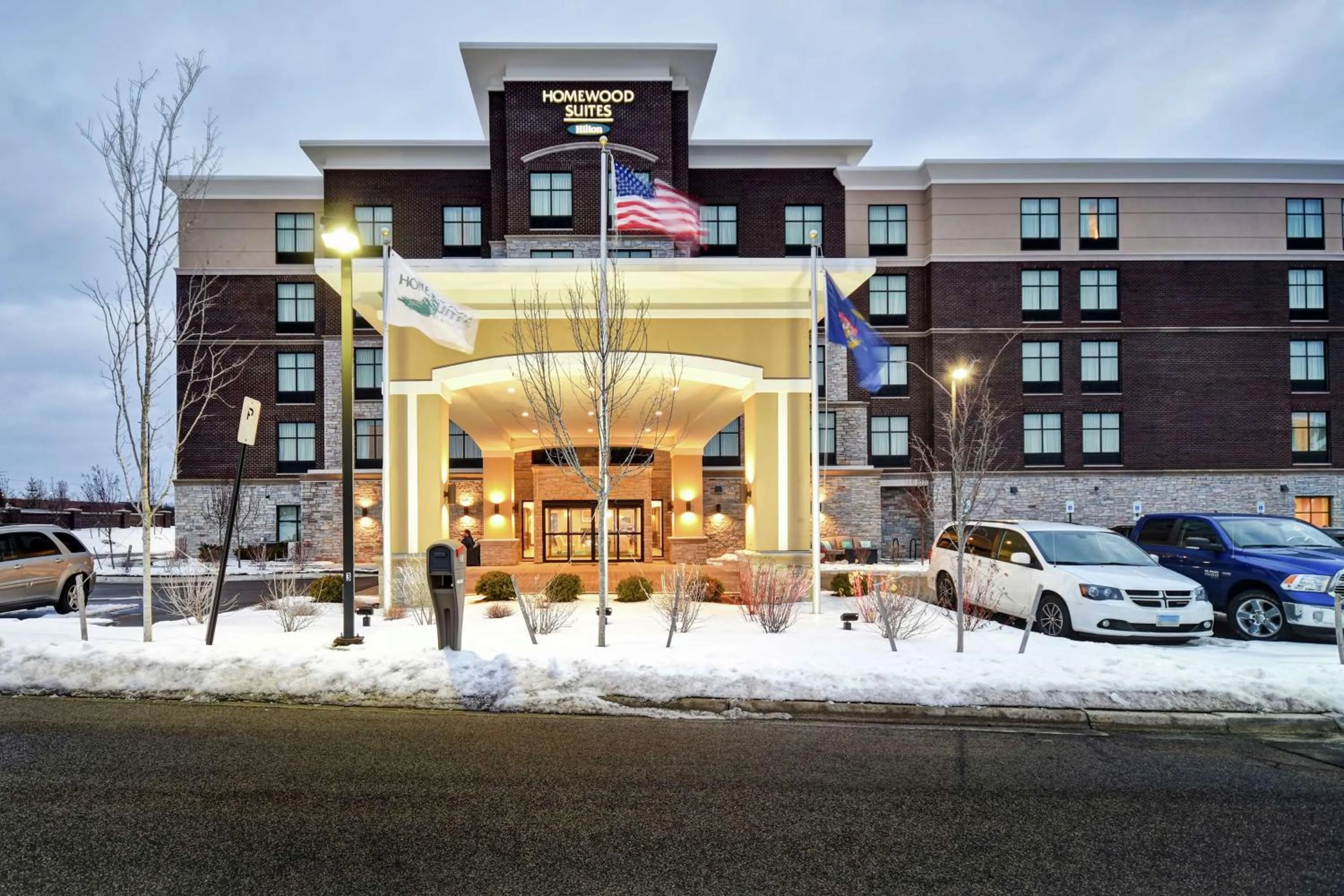 Property building in Homewood Suites by Hilton Novi Detroit