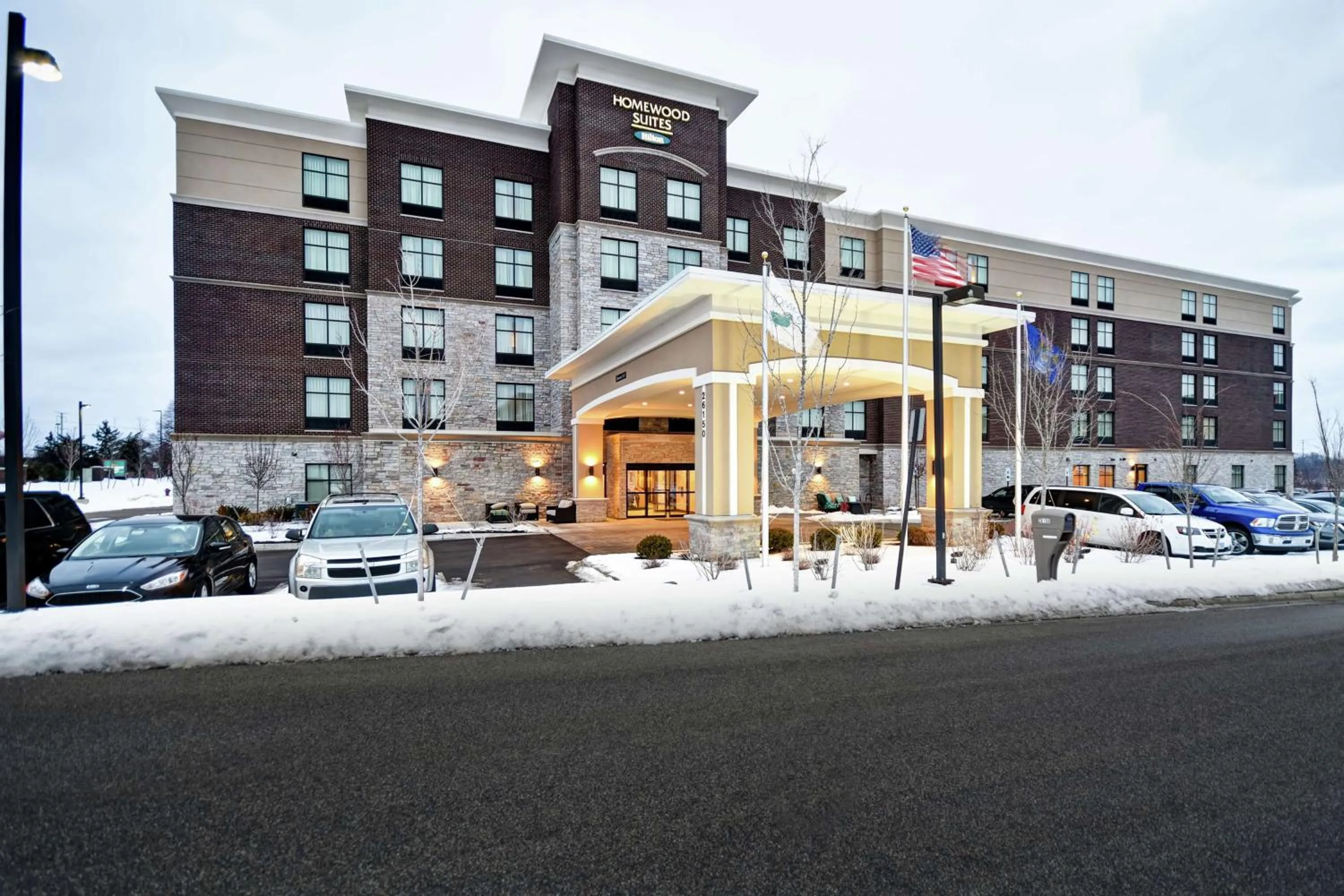 Property building in Homewood Suites by Hilton Novi Detroit