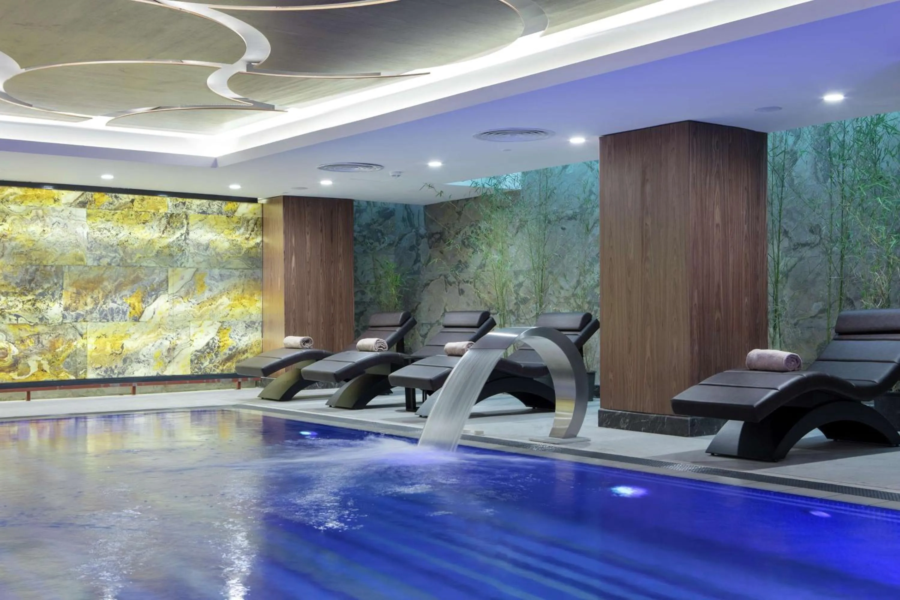 Pool view in Hilton Garden Inn Yalova