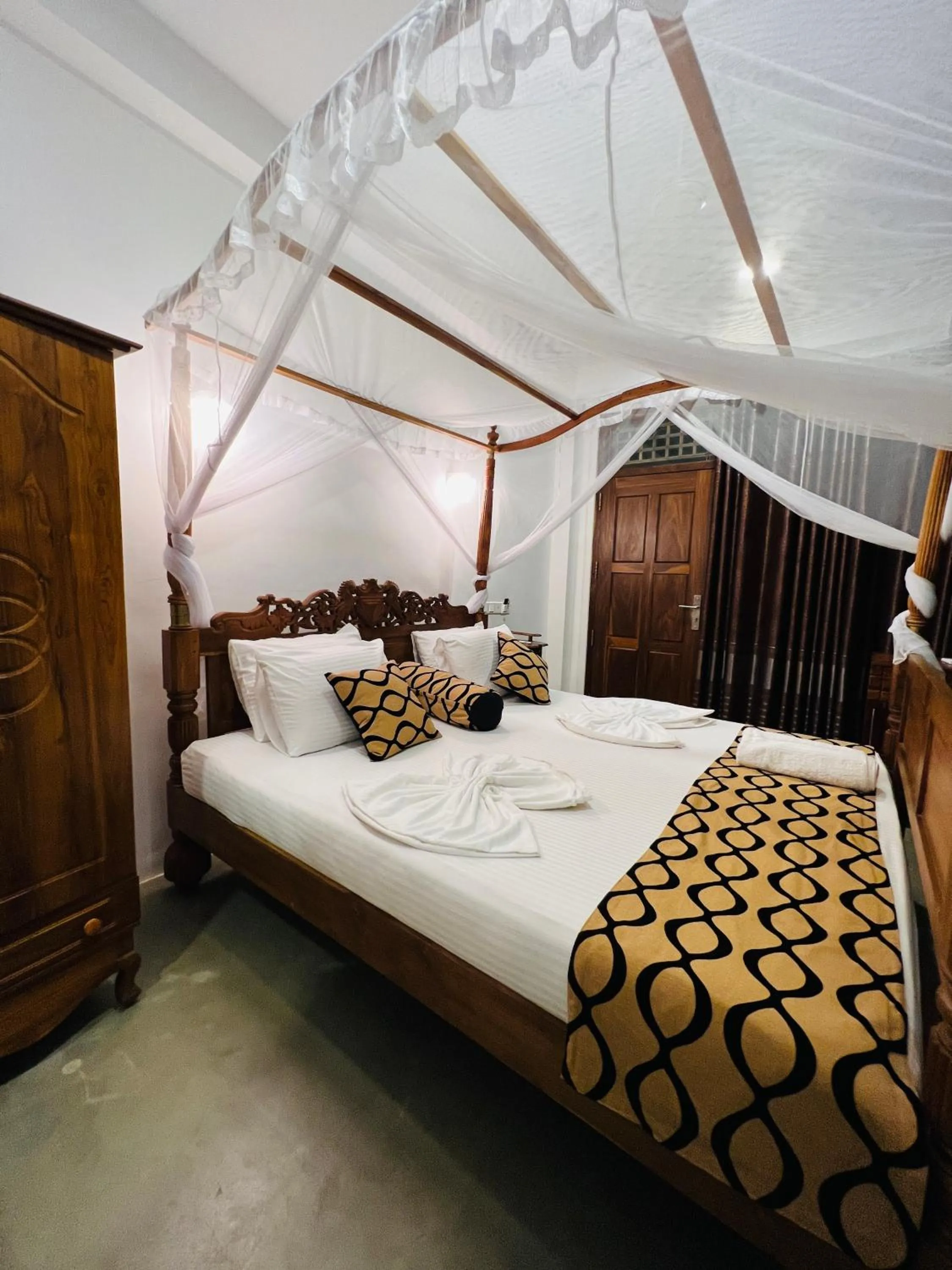 Bed in Top Secret Beach Hotel