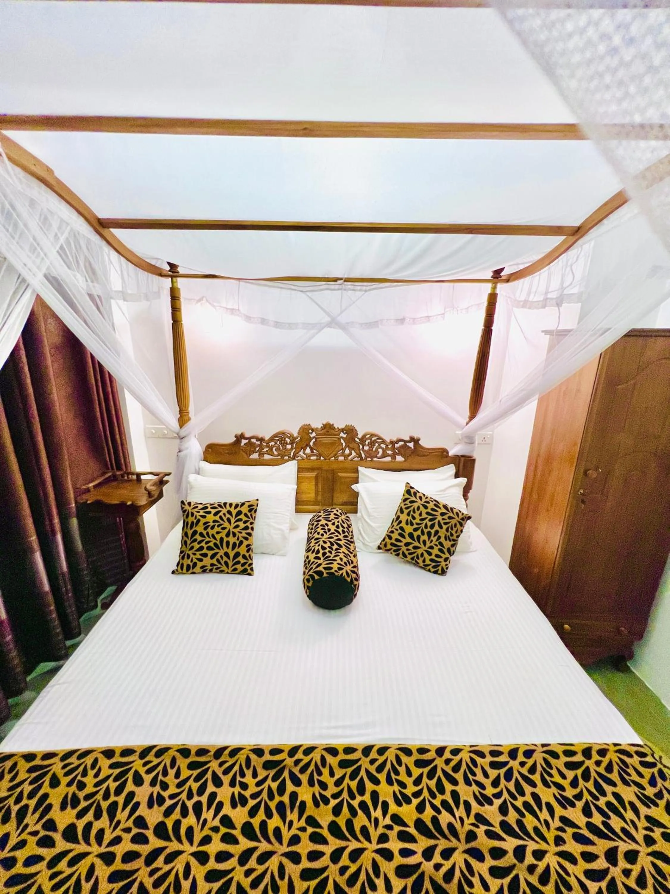 Bed in Top Secret Beach Hotel