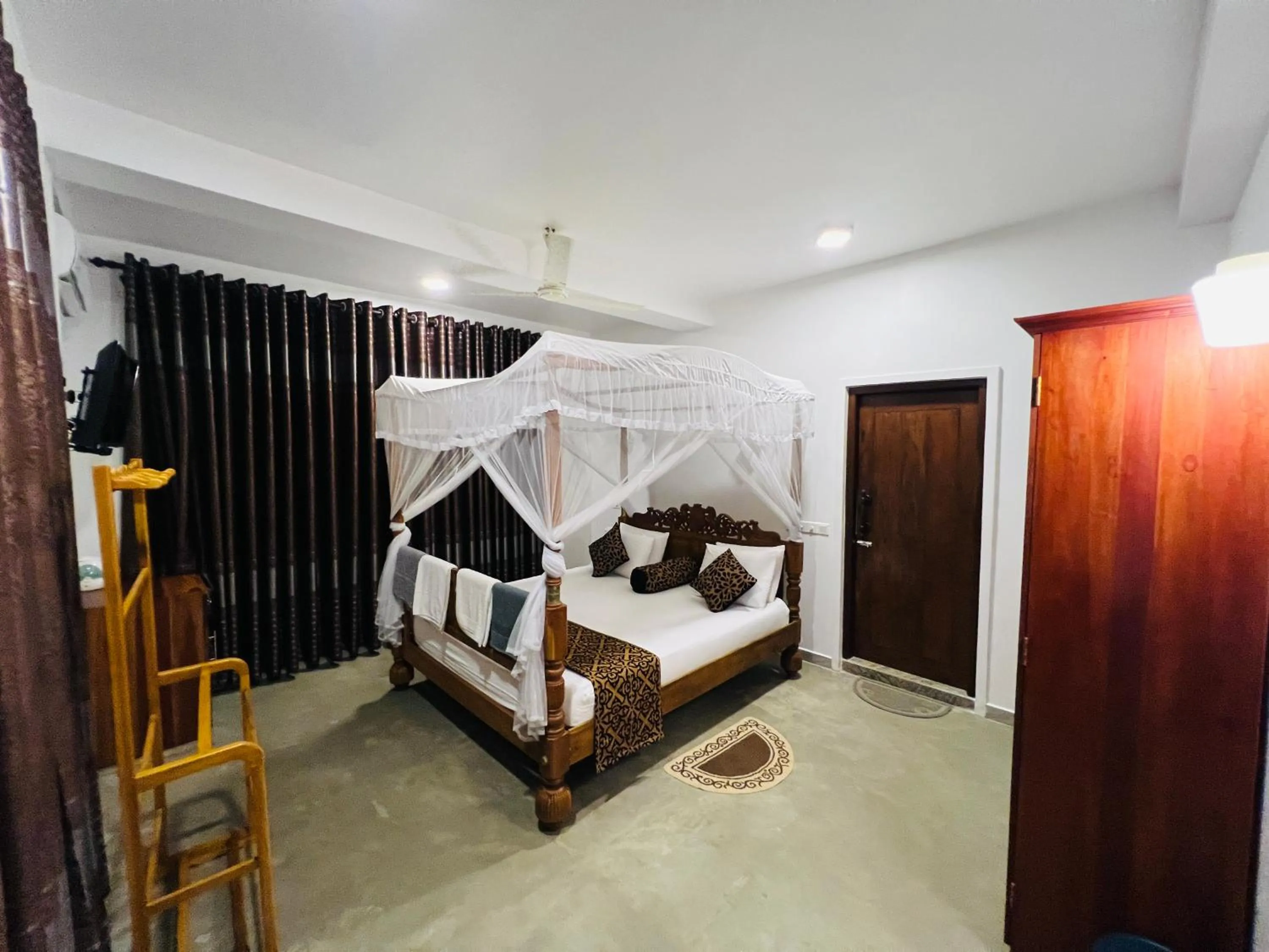 Bed in Top Secret Beach Hotel