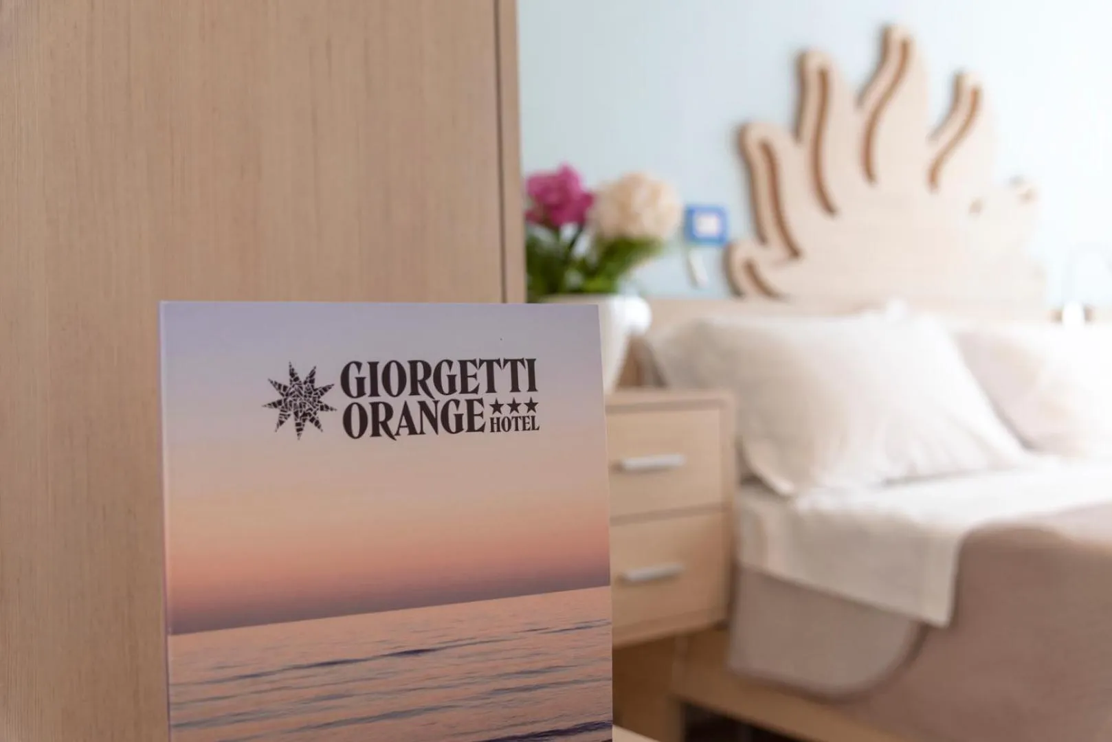 Property logo or sign, Bed in Hotel Giorgetti Orange