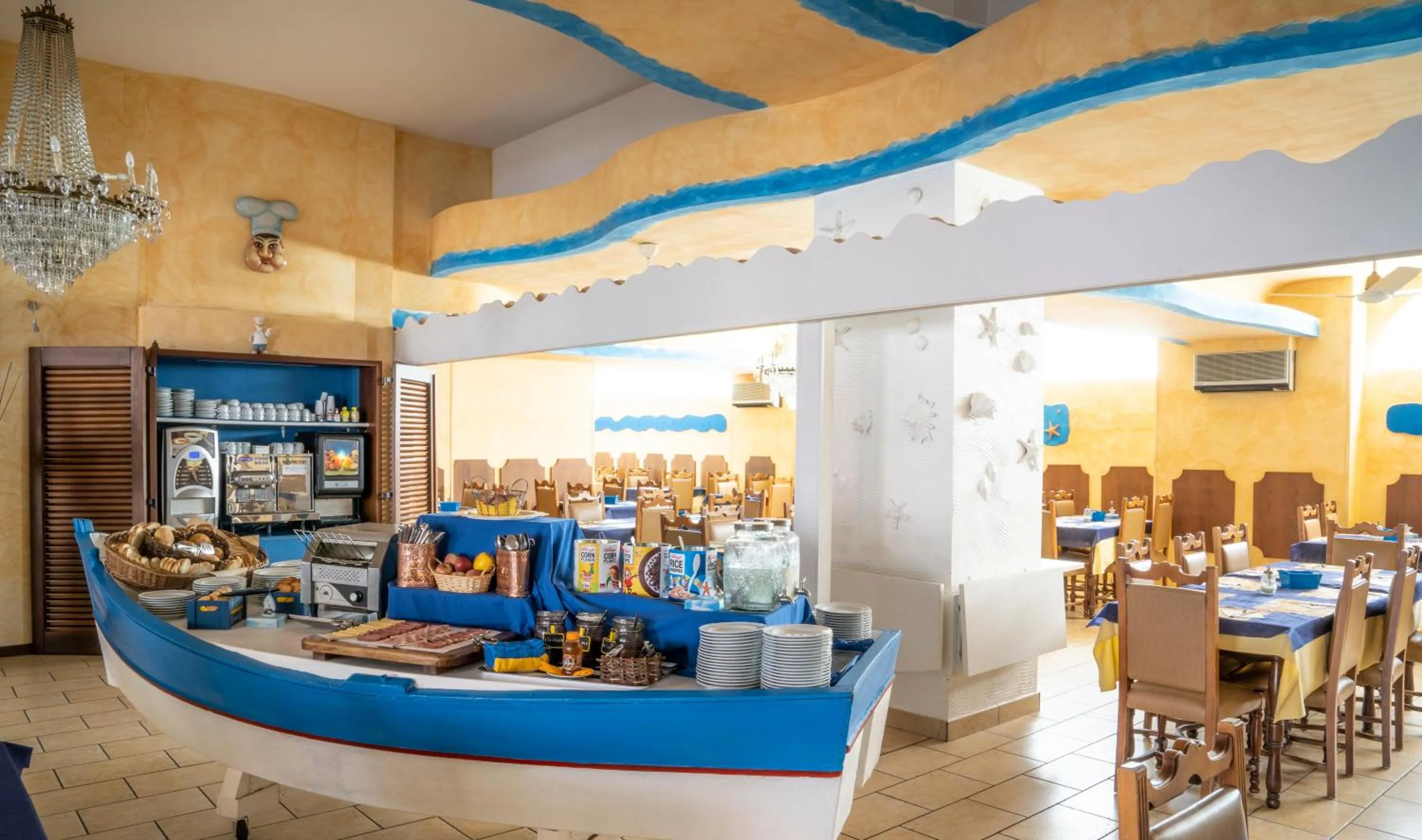 Buffet breakfast in Hotel Giorgetti Orange