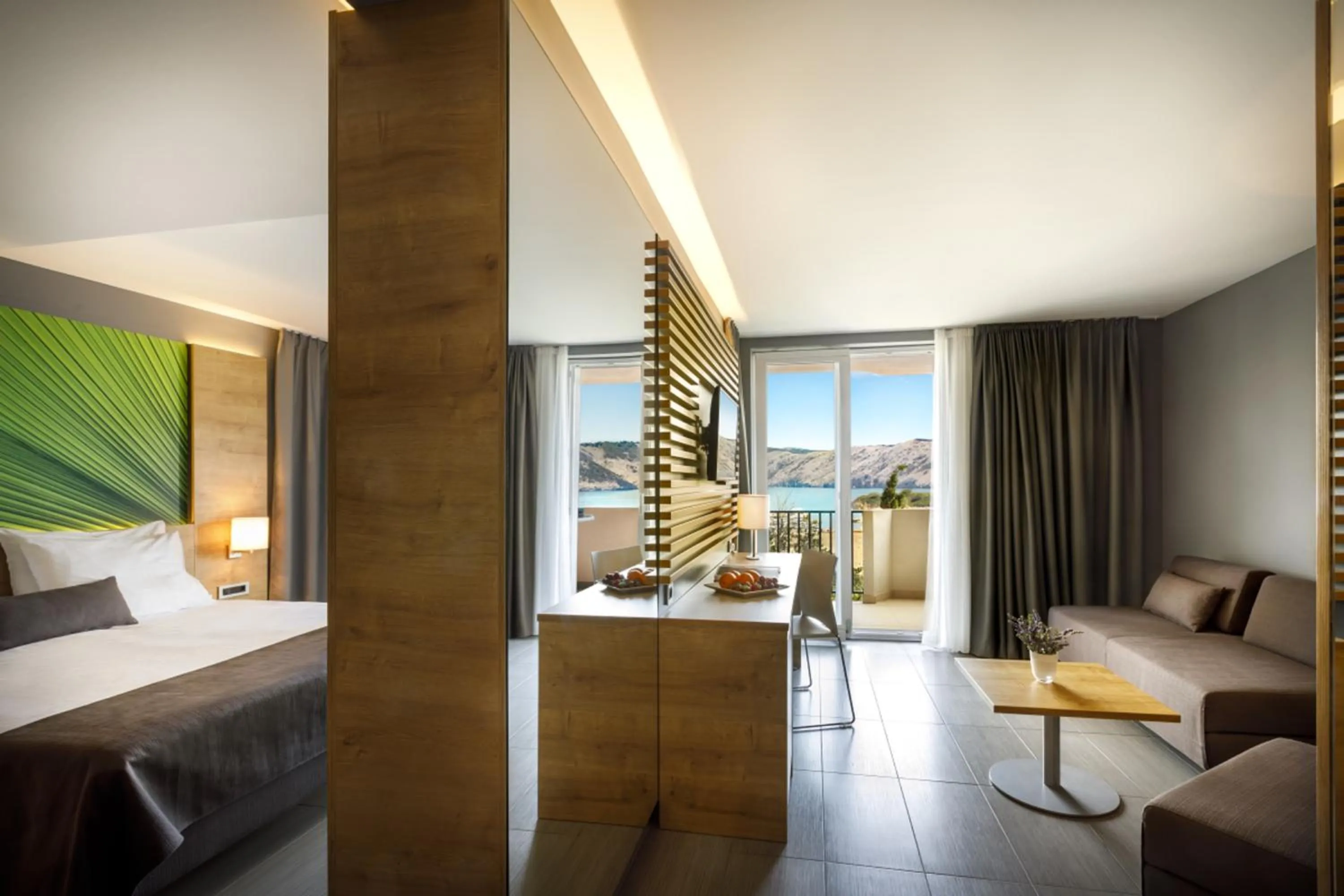 Living room, Bed in San Marino Resort