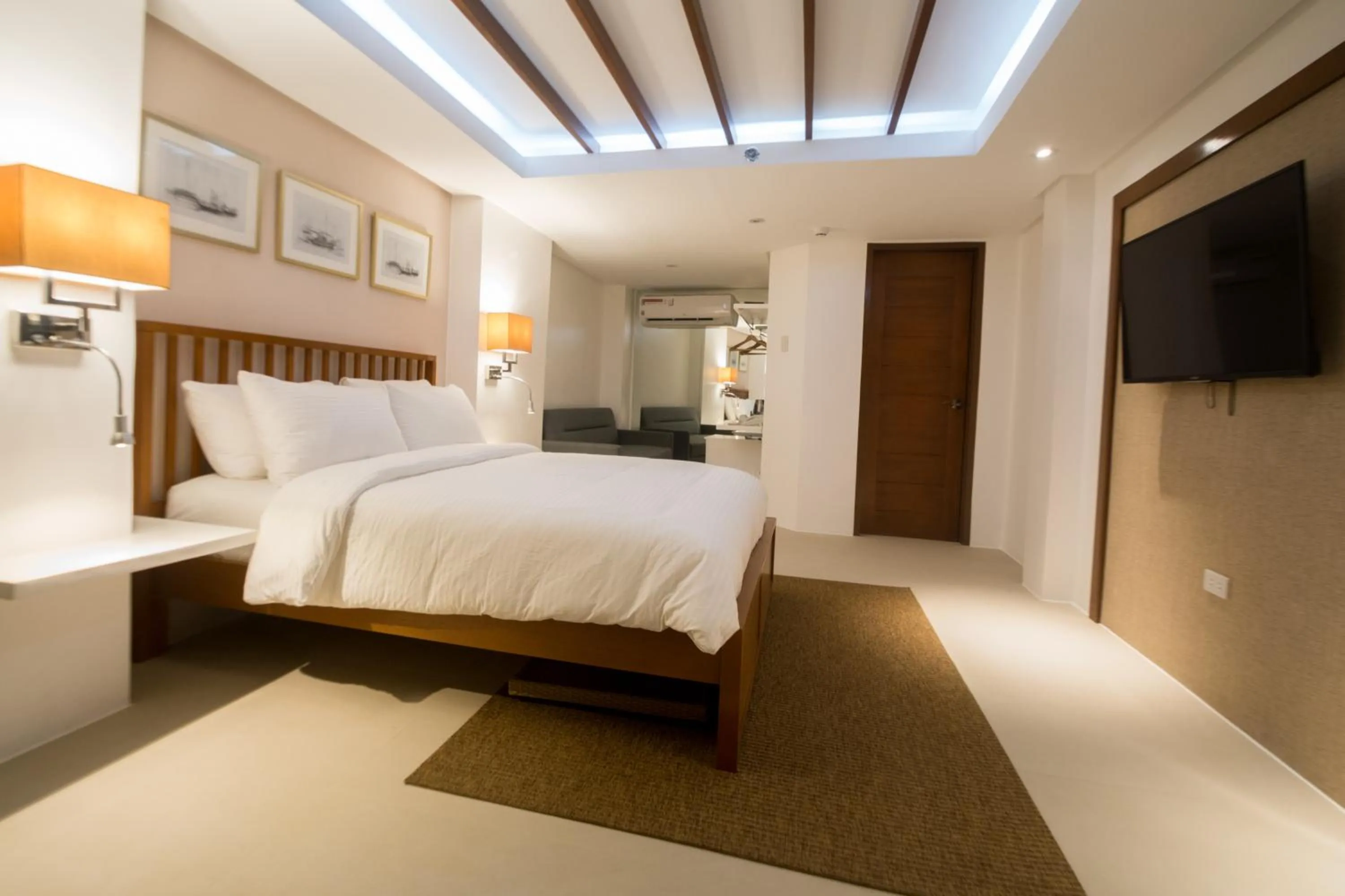 Bedroom, Bed in Signature Boracay Blue