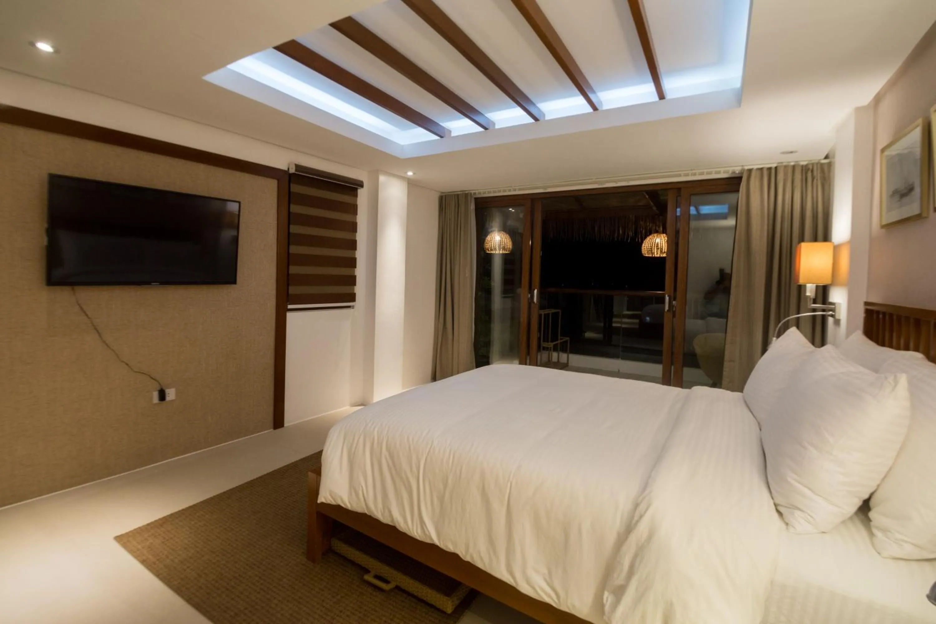 Bedroom, Bed in Signature Boracay Blue