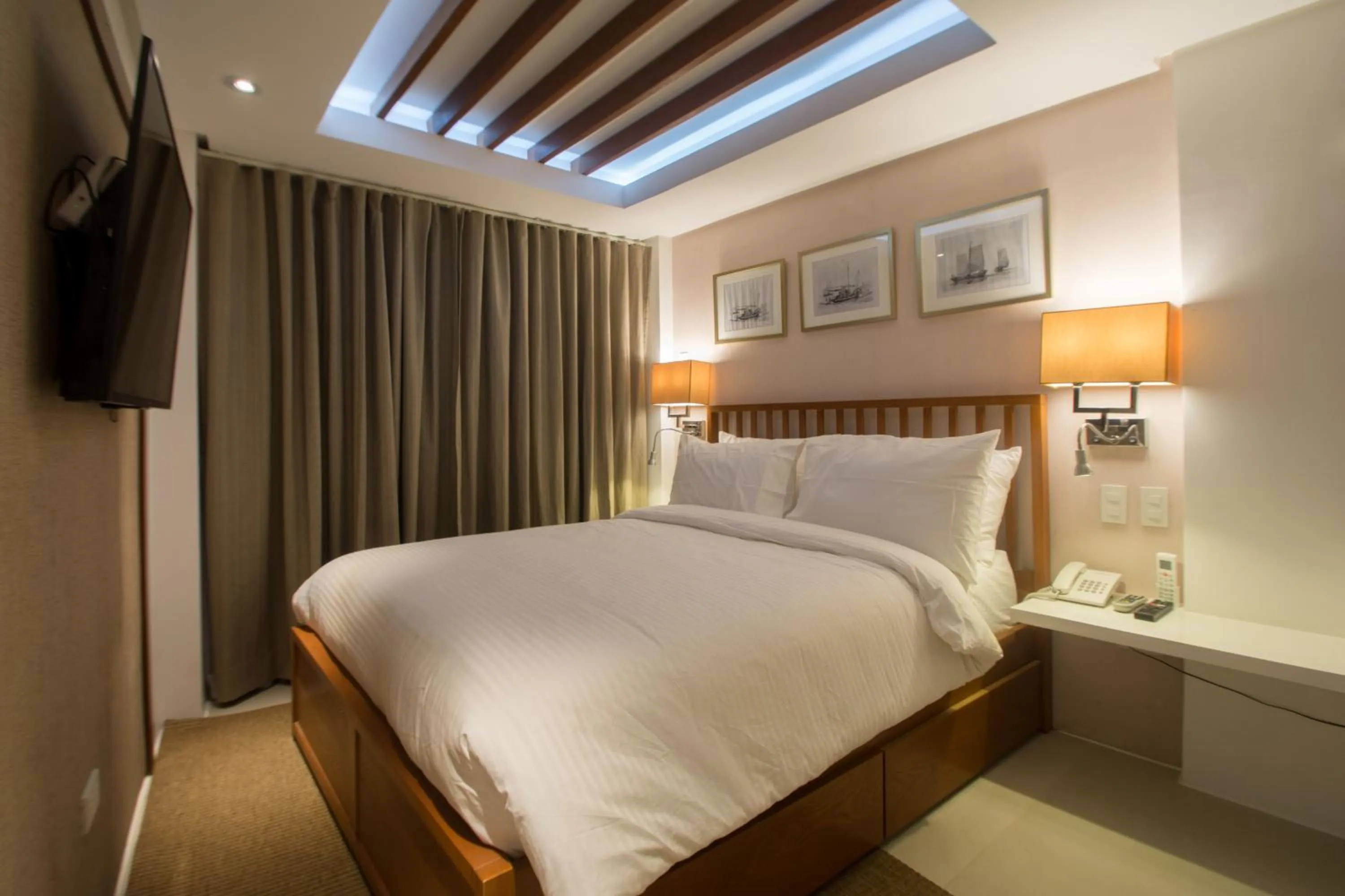 Bedroom, Bed in Signature Boracay Blue