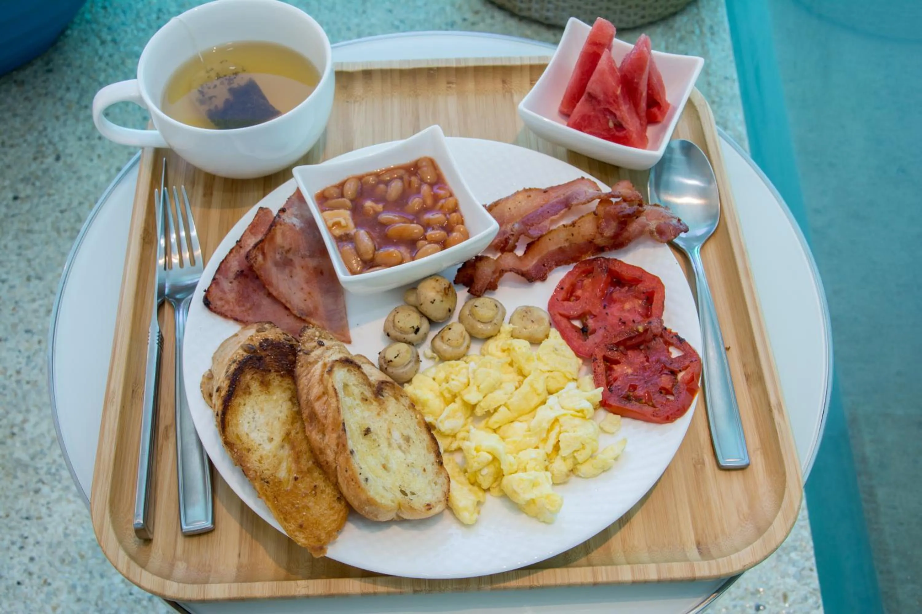 Food in Signature Boracay Blue