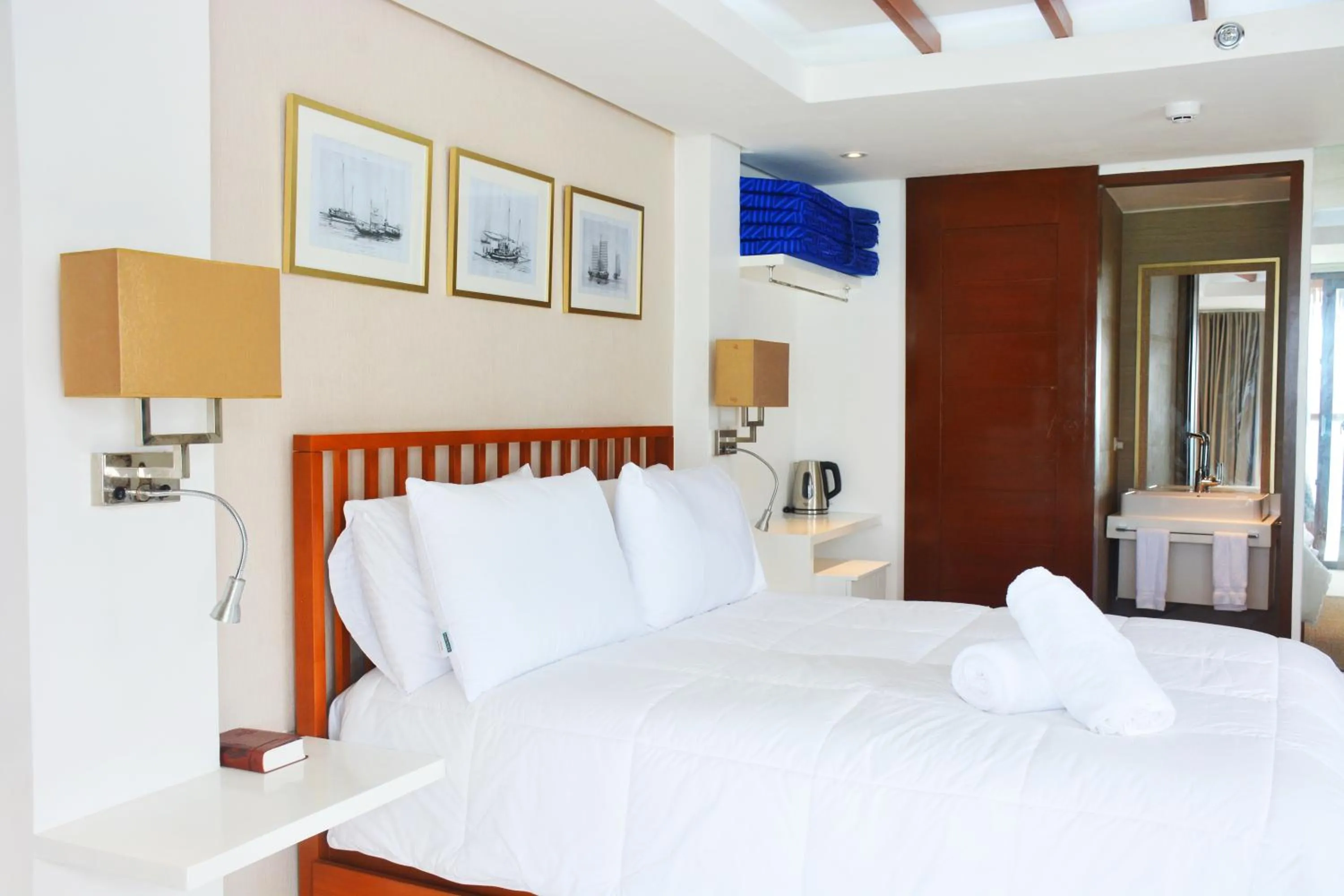 Bedroom, Bed in Signature Boracay Blue