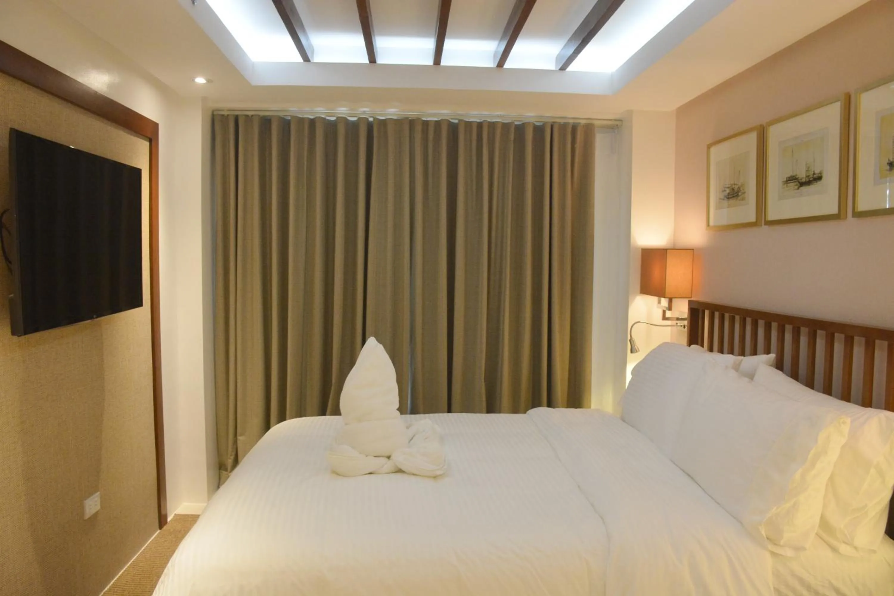 Bedroom, Bed in Signature Boracay Blue