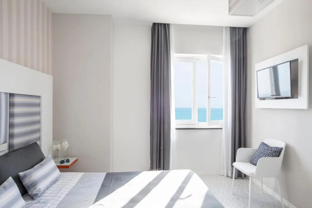 Bed in Villa Aragonese Rooms