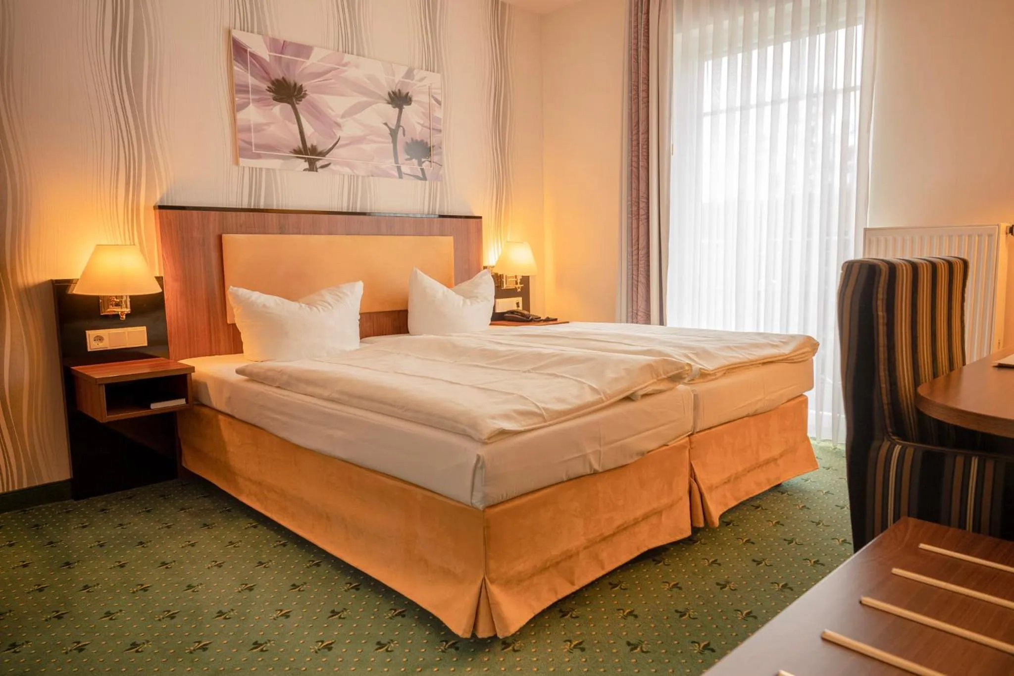 Bed in Alte Landratsvilla Hotel Bender