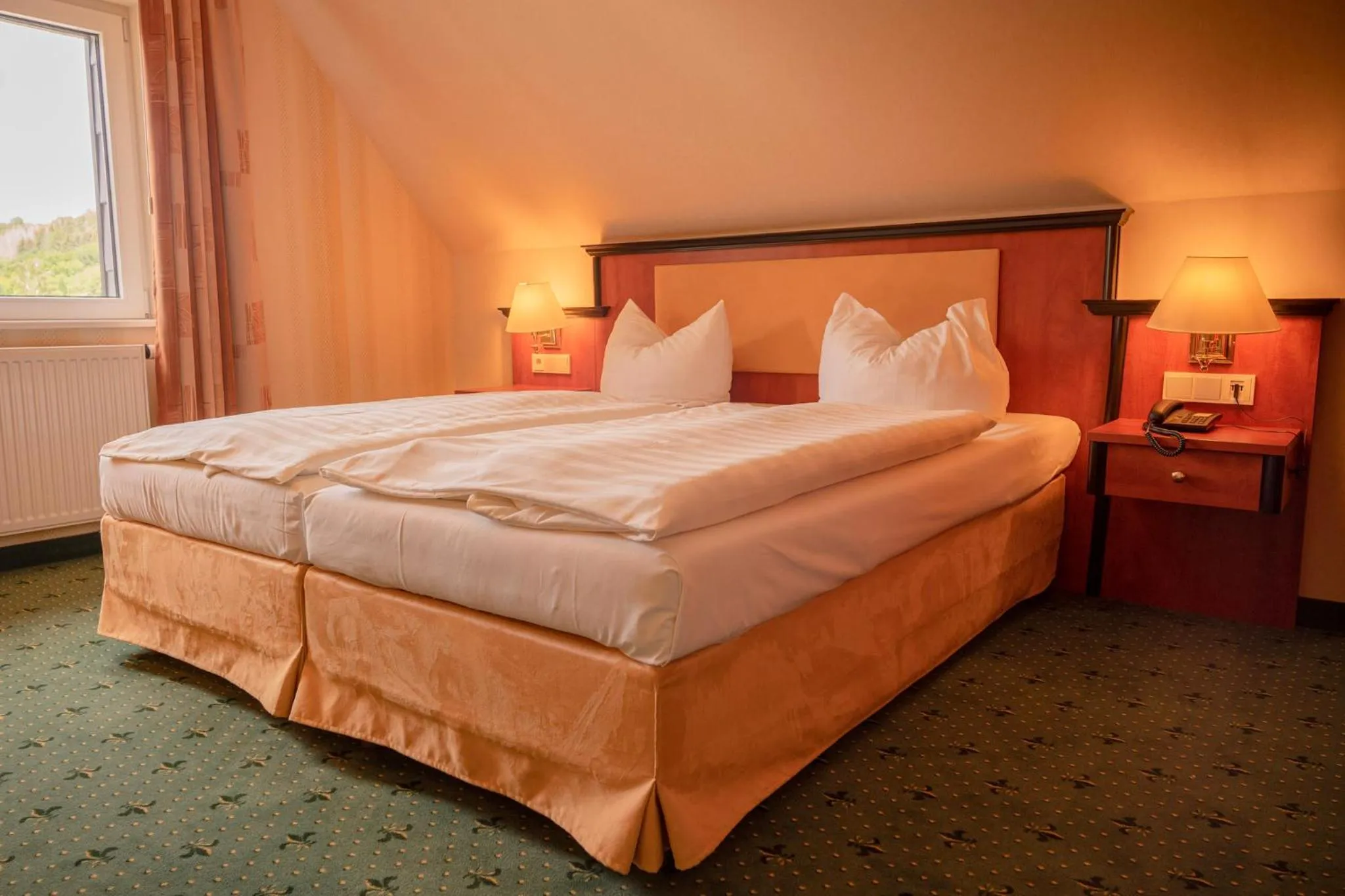 Bed in Alte Landratsvilla Hotel Bender