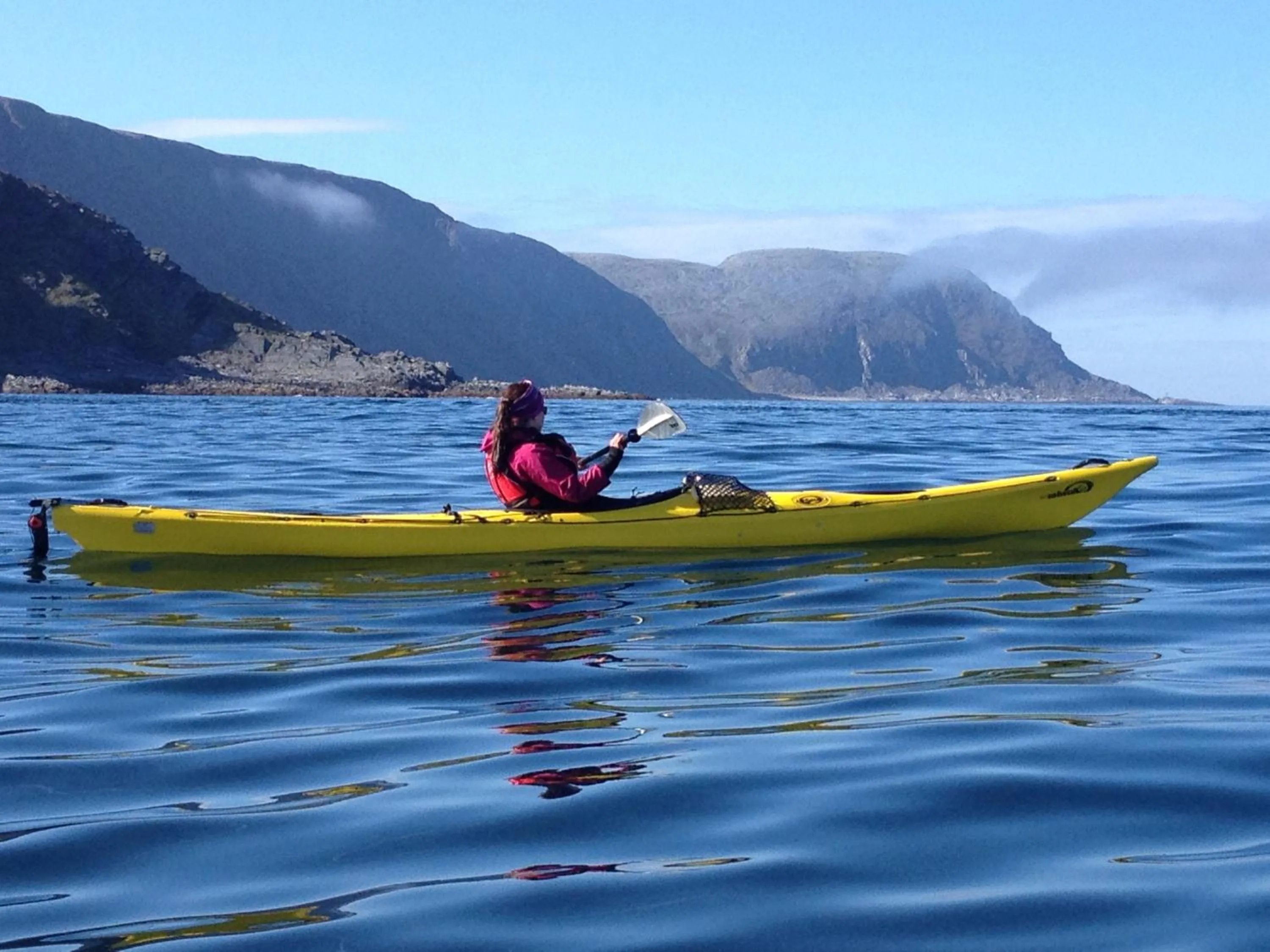 Canoeing in Adventure Camp Mehamn