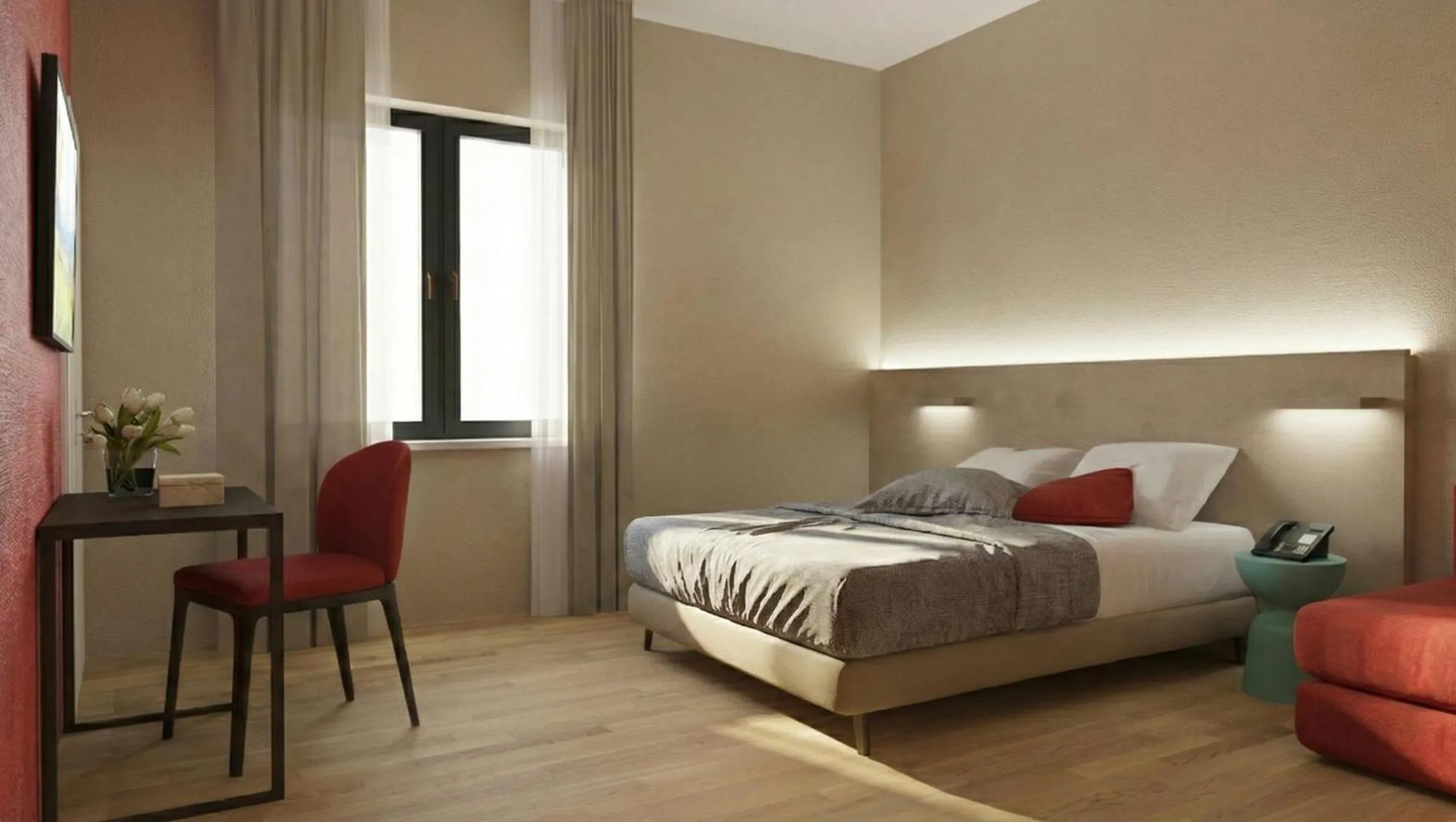 Bedroom, Bed in Hotel Ristorante Dante