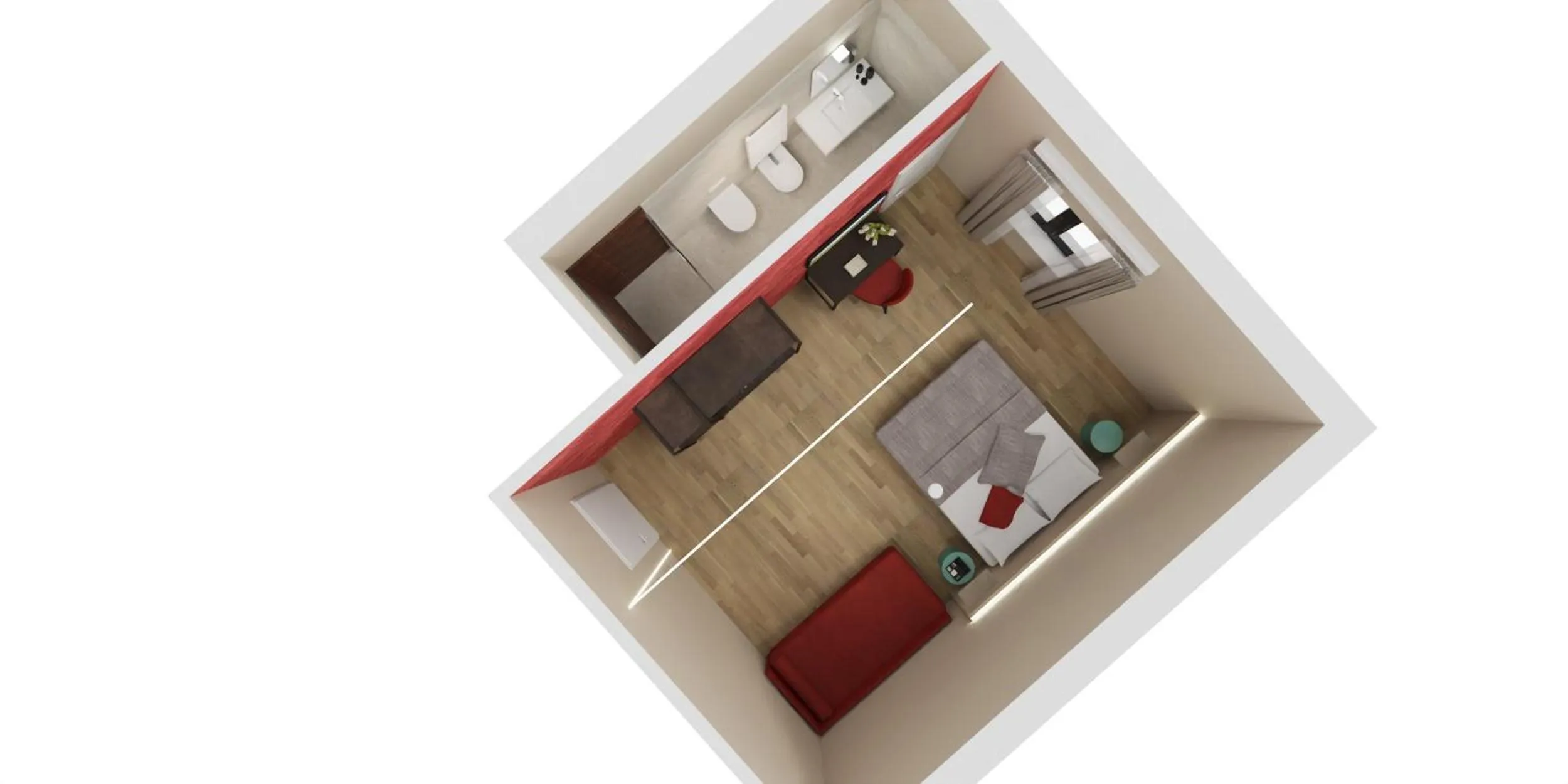 Photo of the whole room, Bed in Hotel Ristorante Dante