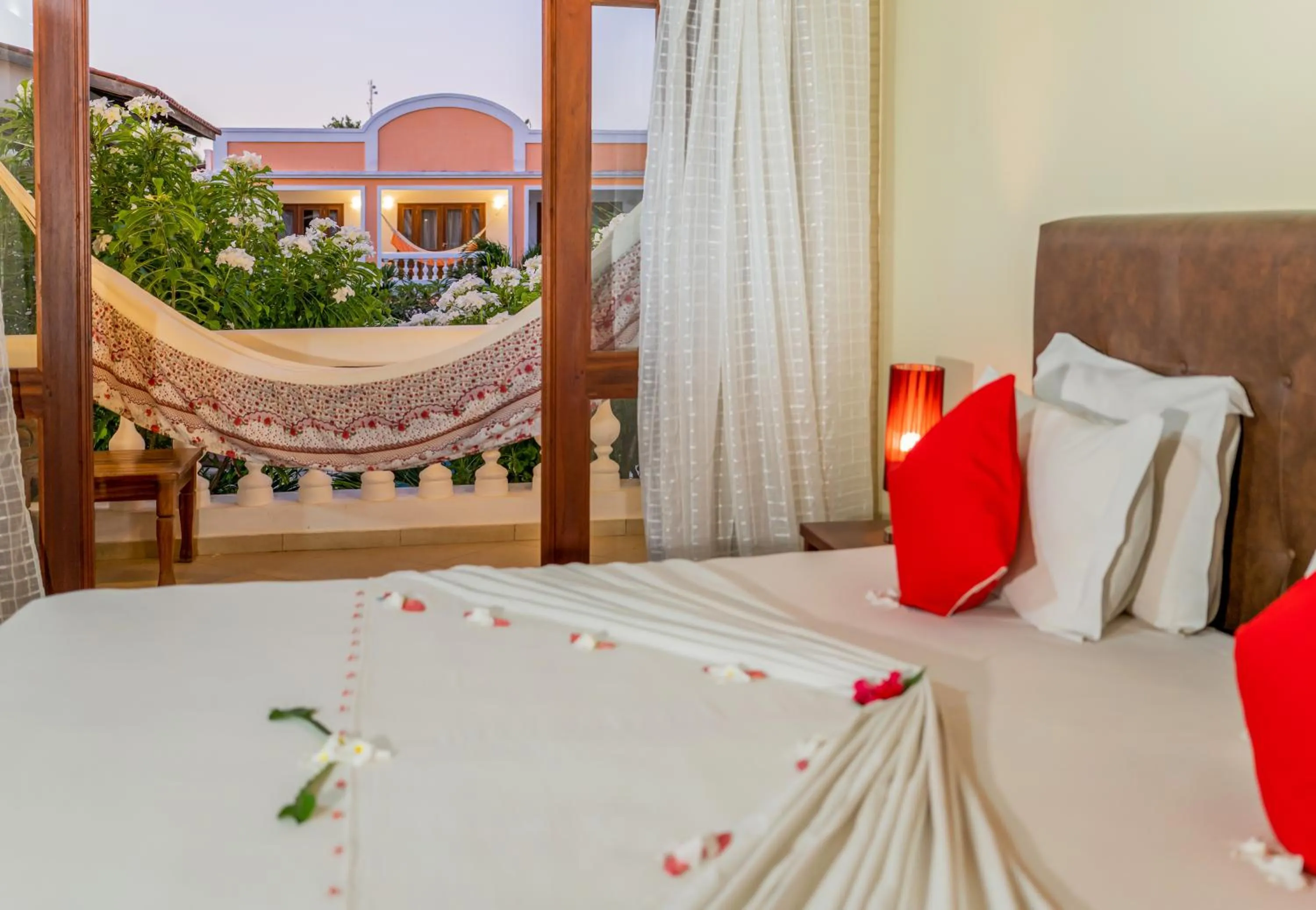 Bed in Hotel Villa Beija Flor