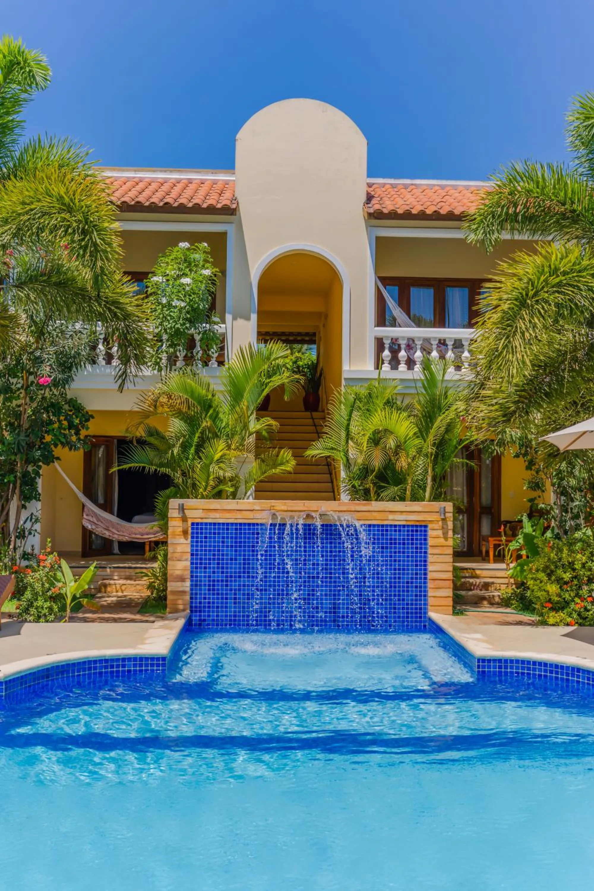 Swimming pool in Hotel Villa Beija Flor