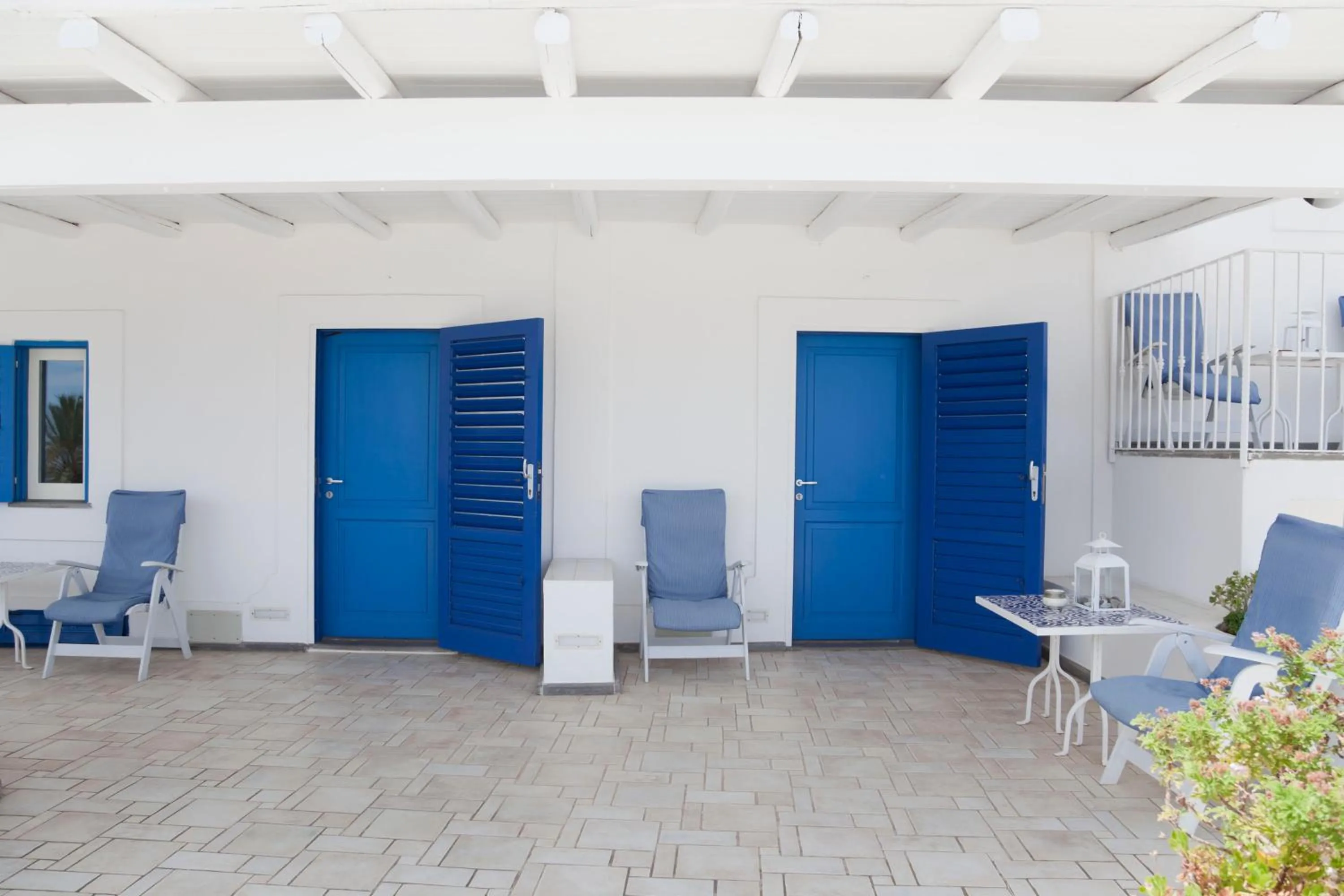 Patio in Hotel La Terrazza