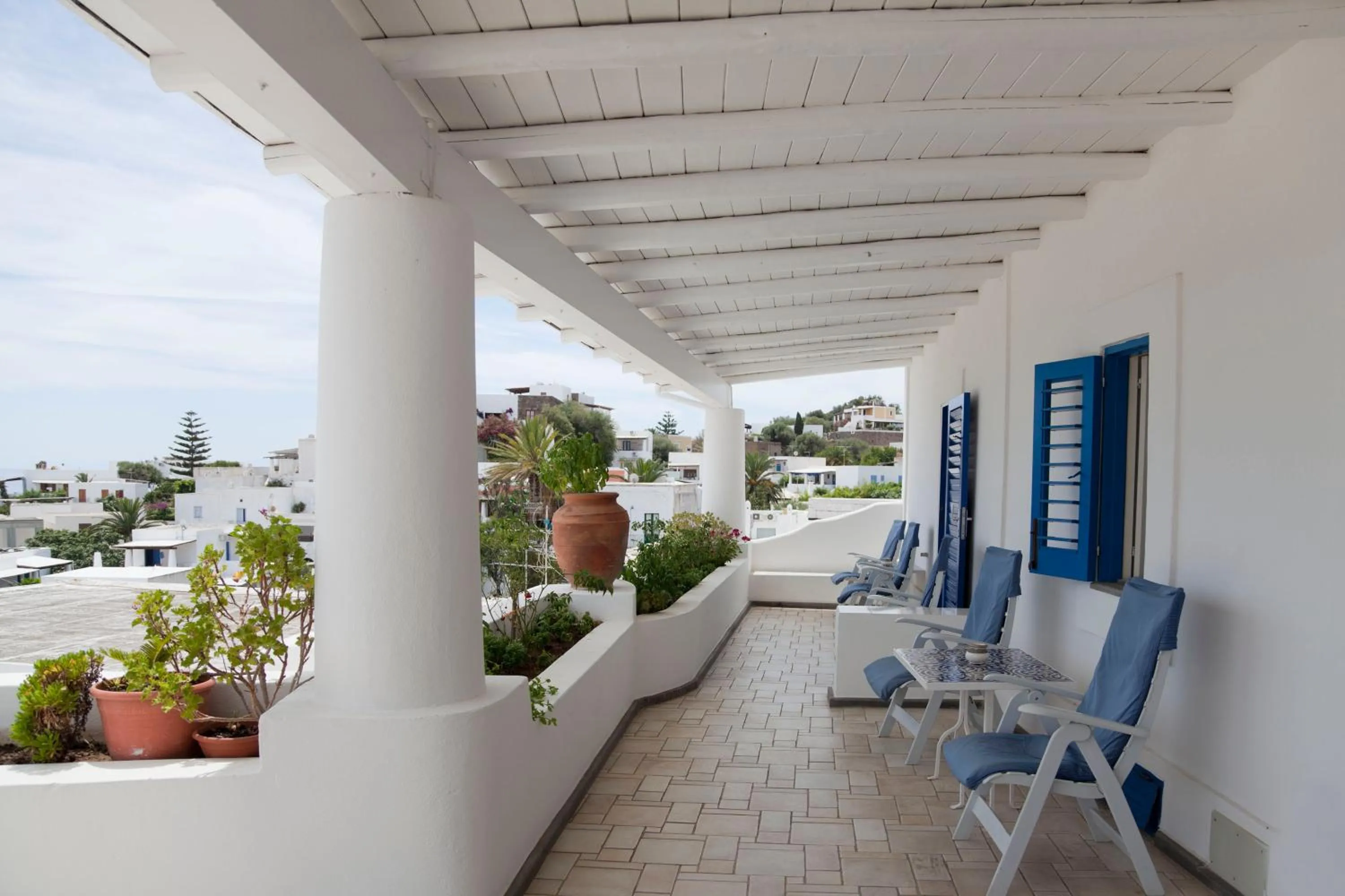 Patio in Hotel La Terrazza