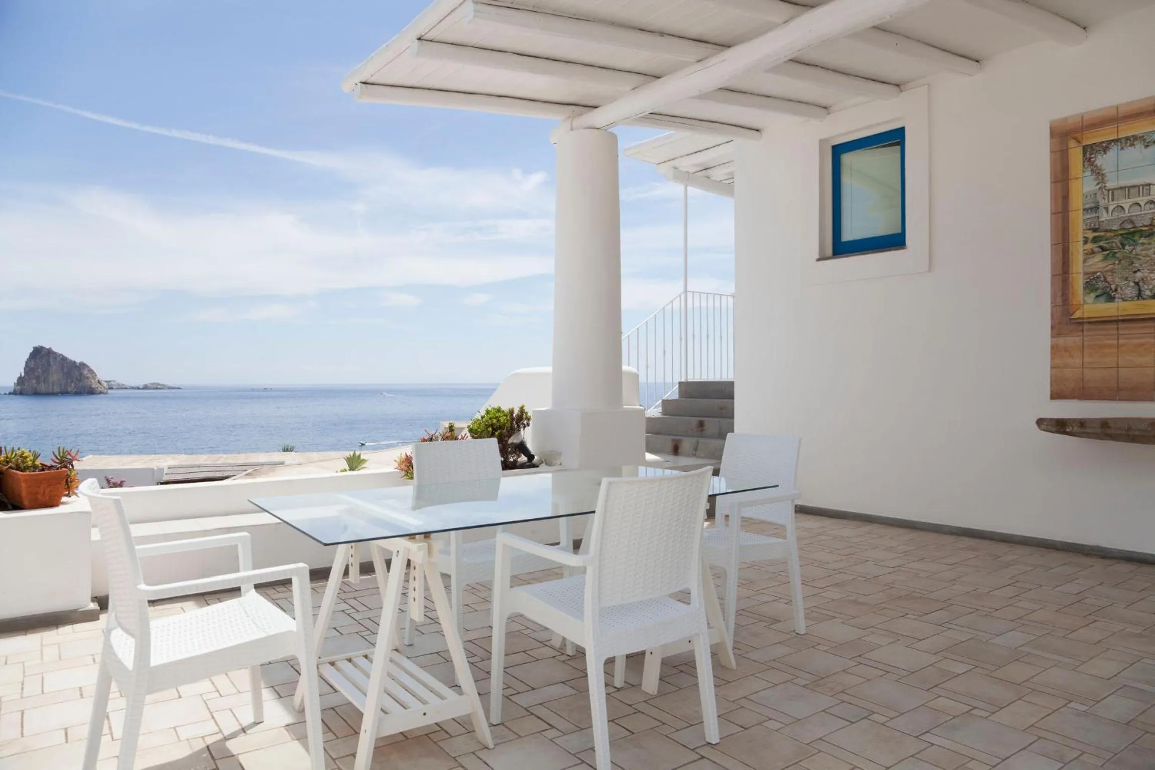 Patio in Hotel La Terrazza