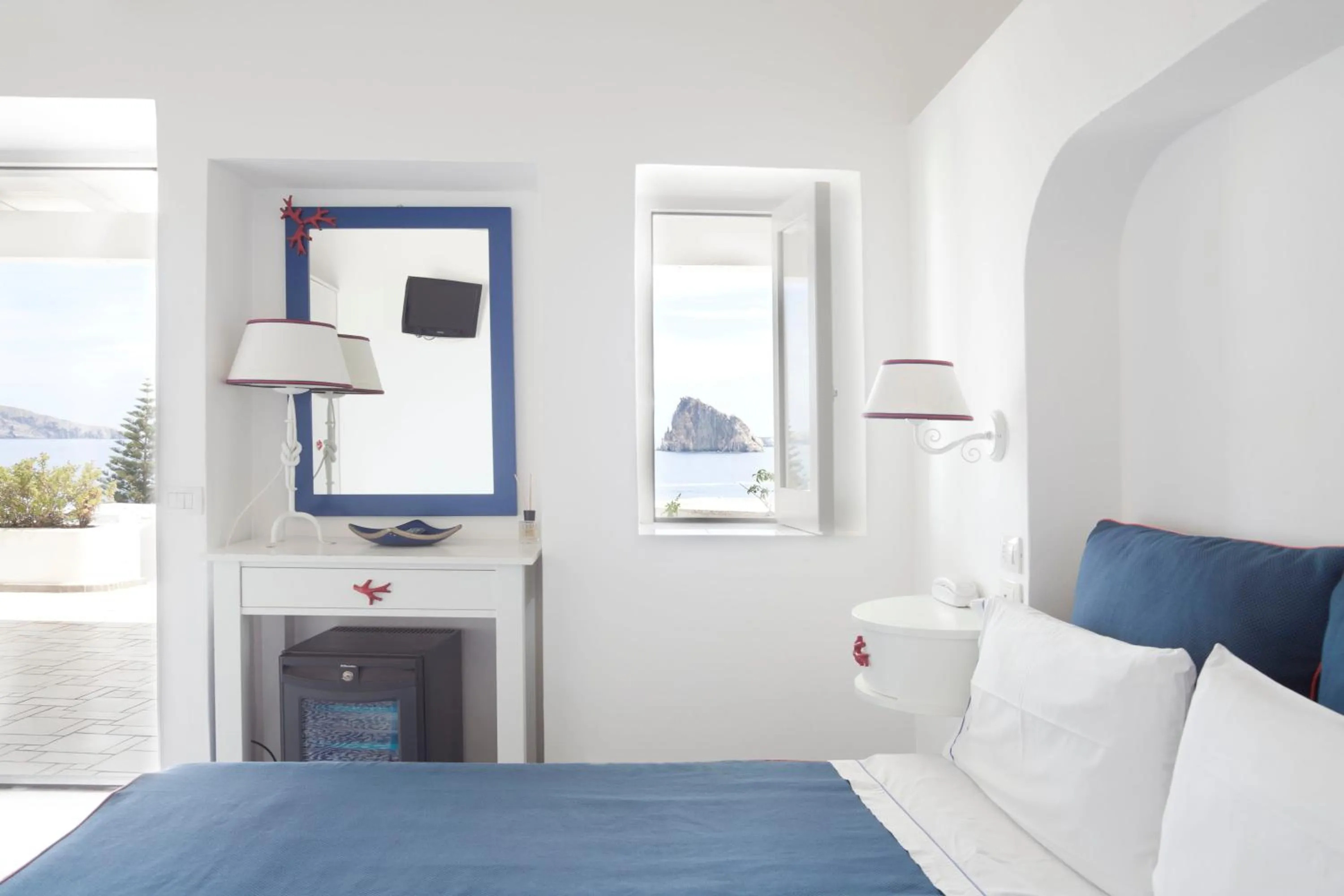 Bed in Hotel La Terrazza