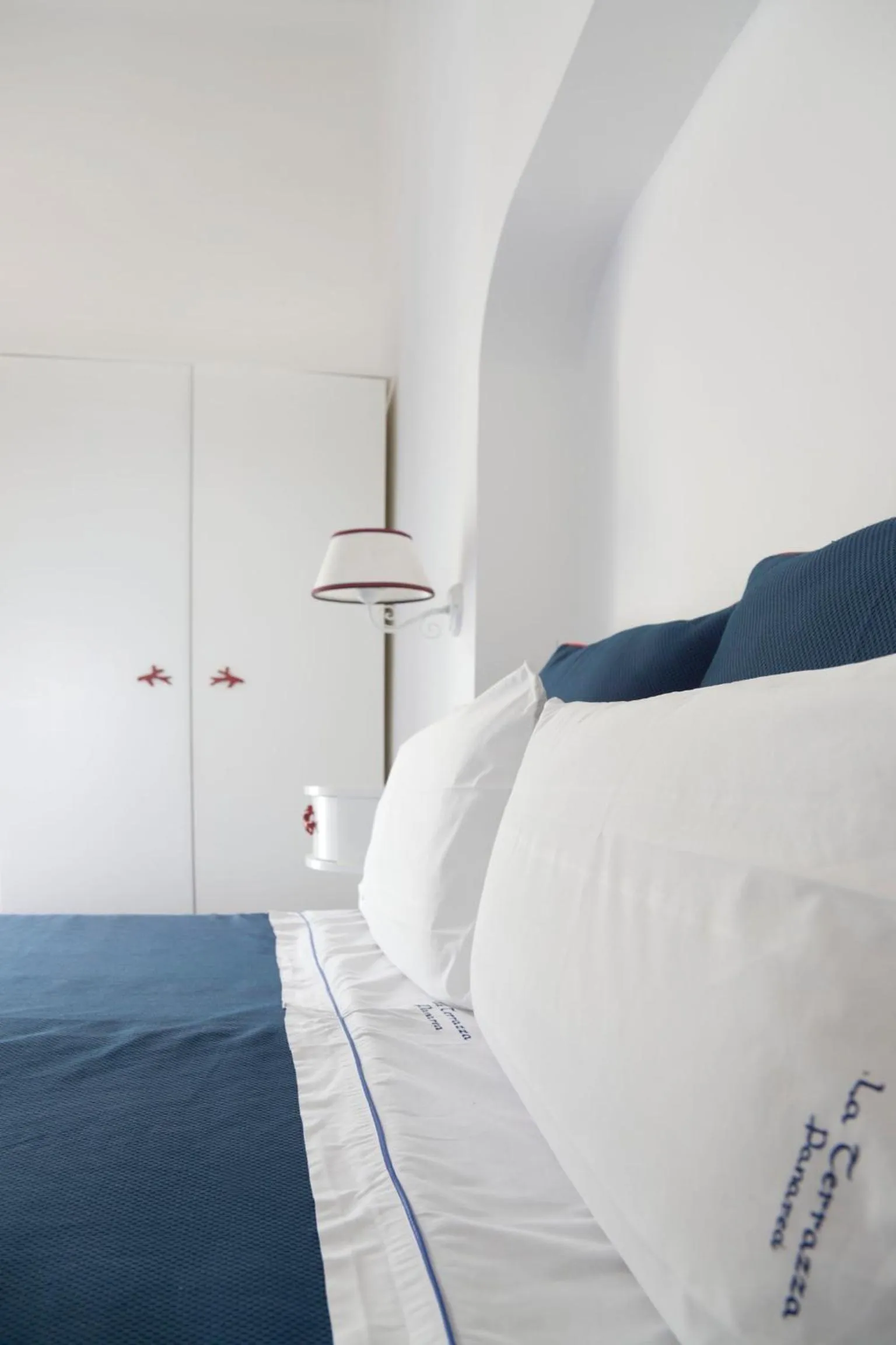 Decorative detail, Bed in Hotel La Terrazza