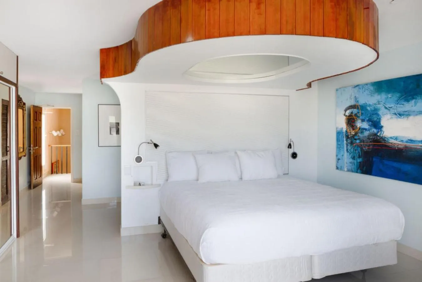 Bed in The Atrium Beach Resort and Spa Sint Maarten, Ascend Hotel Collection