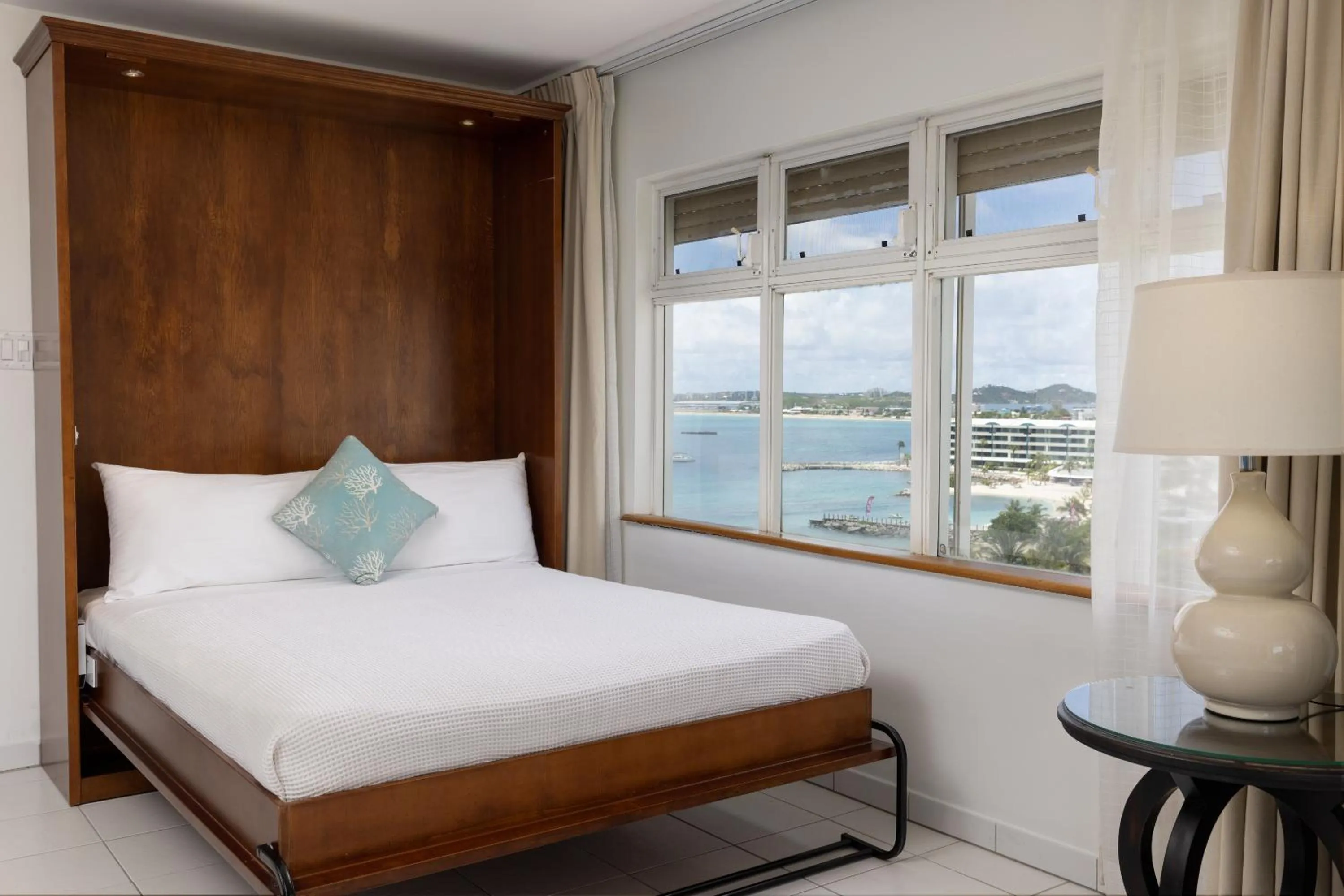 Bed in The Atrium Beach Resort and Spa Sint Maarten, Ascend Hotel Collection