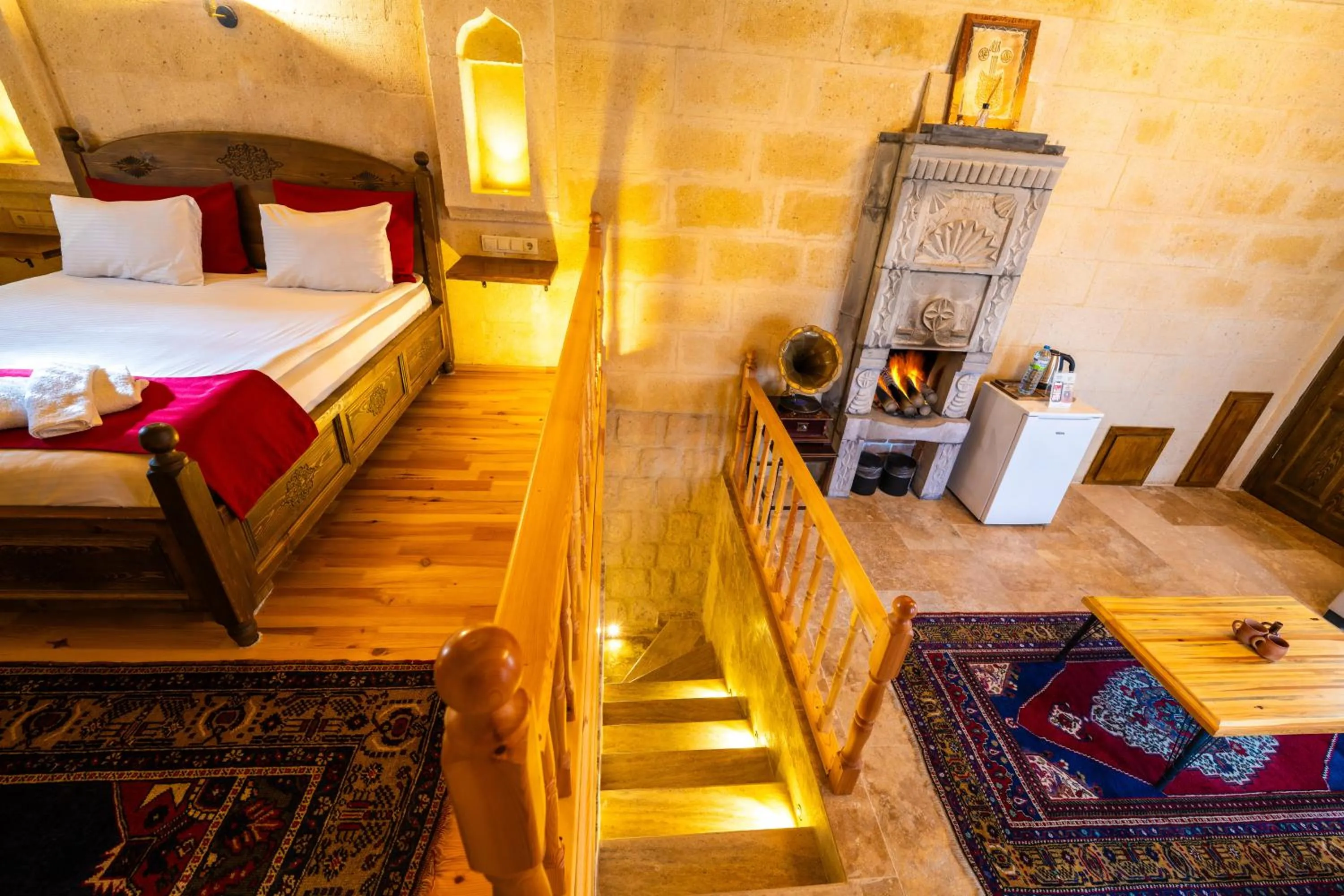 Bed in Asyada Suites Hotel