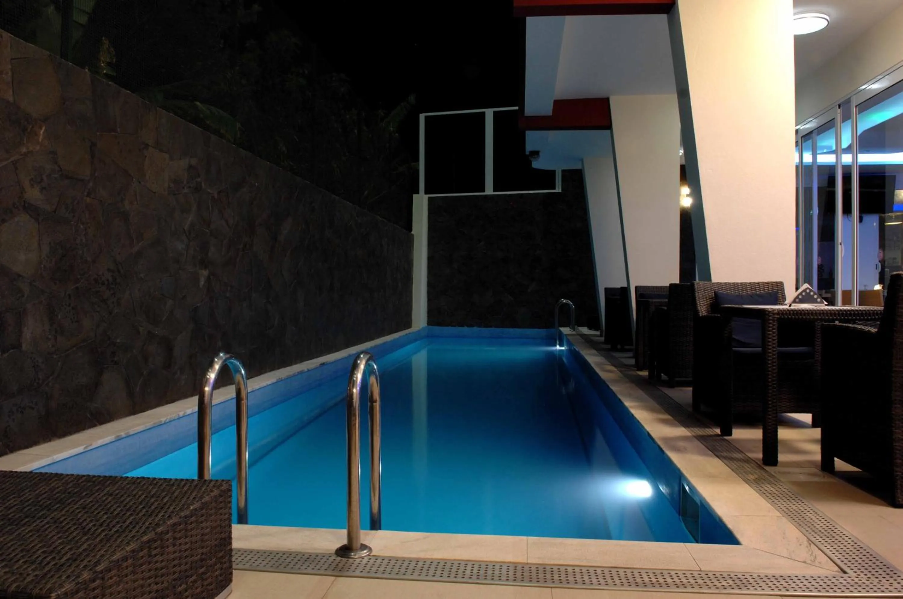 Pool view in Blue Marlin Hotel