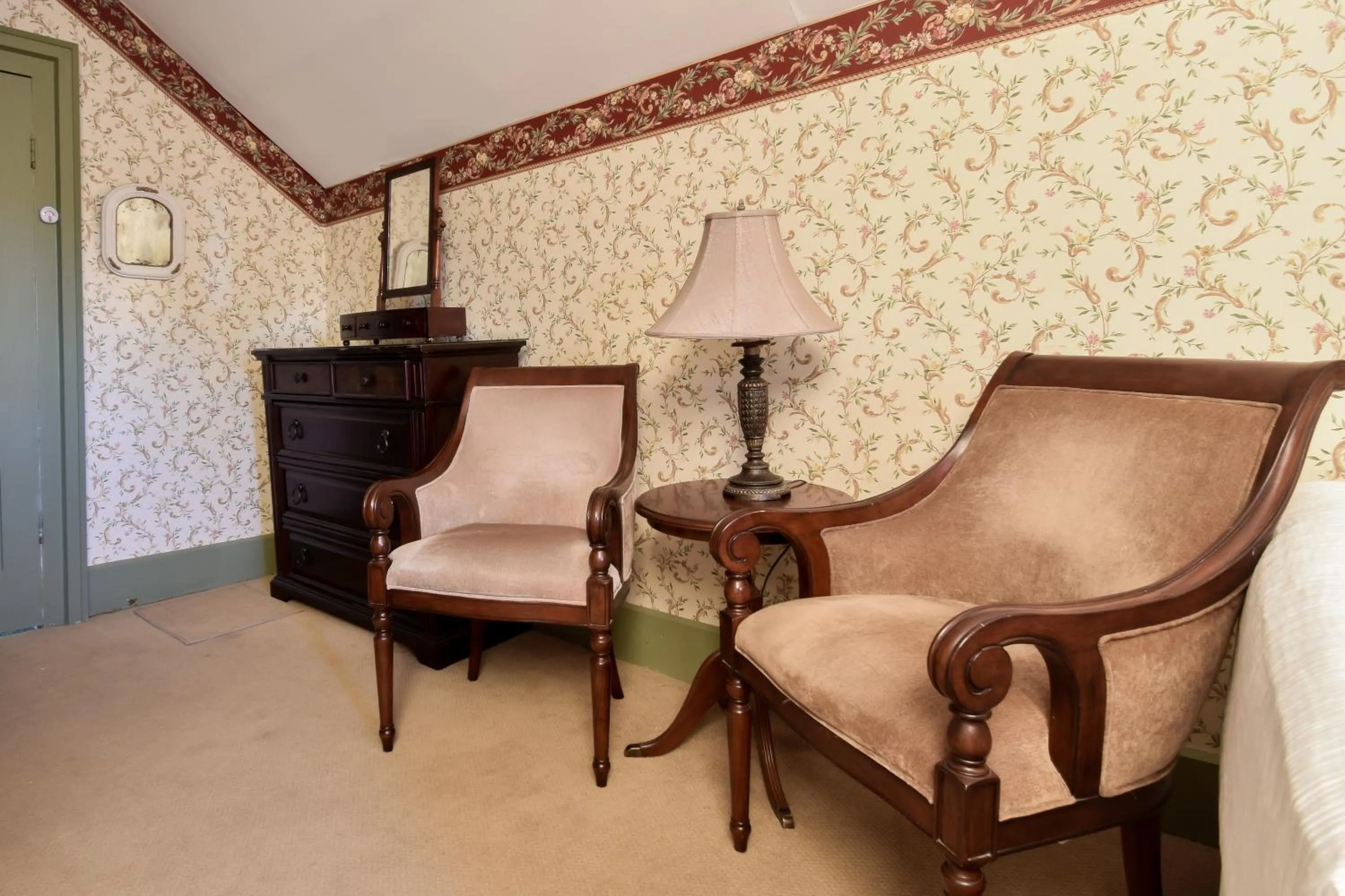 Seating area in The Waring House