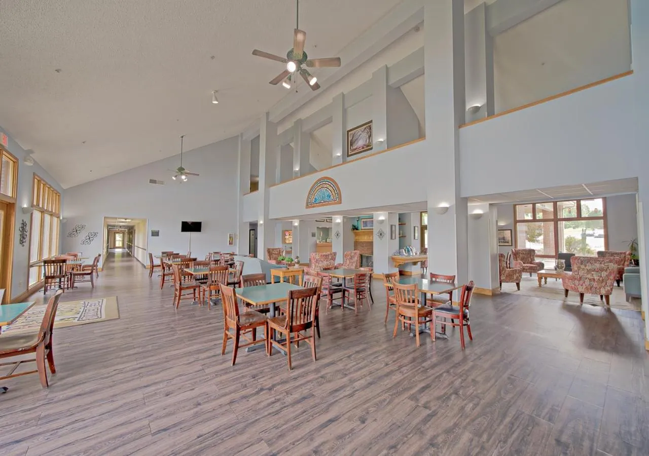 Seating area in All Season Suites