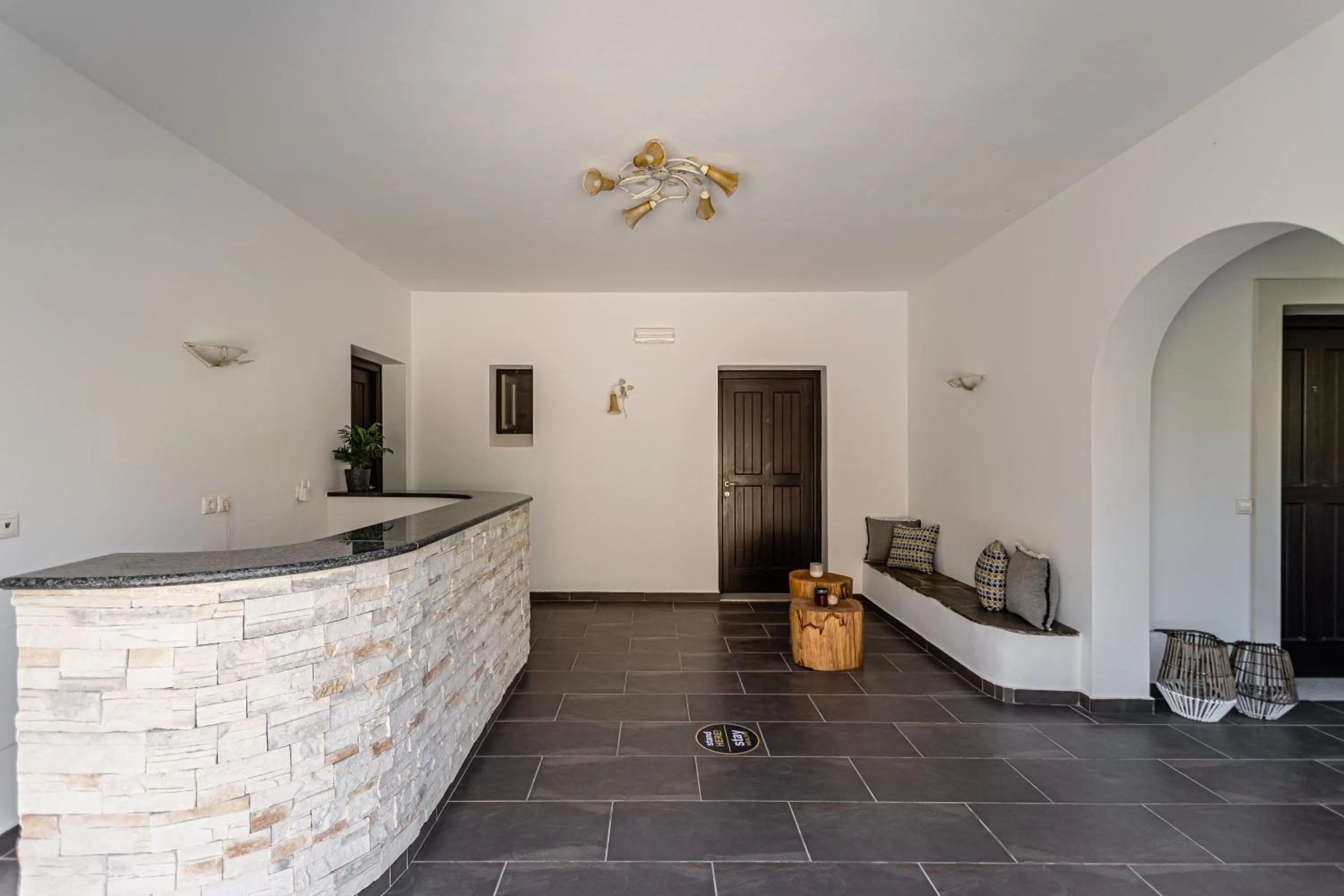 Seating area in Zefyros Studios