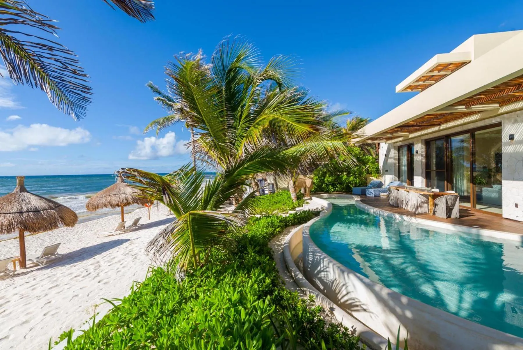 Pool view in Ana y Jose Tulum Hotel & Beach Club