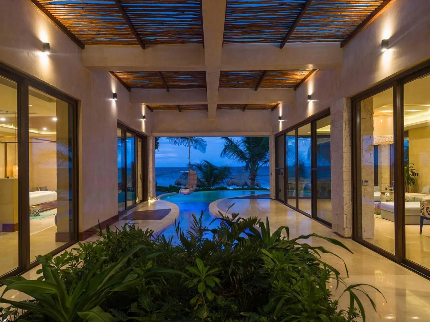 Pool view in Ana y Jose Tulum Hotel & Beach Club