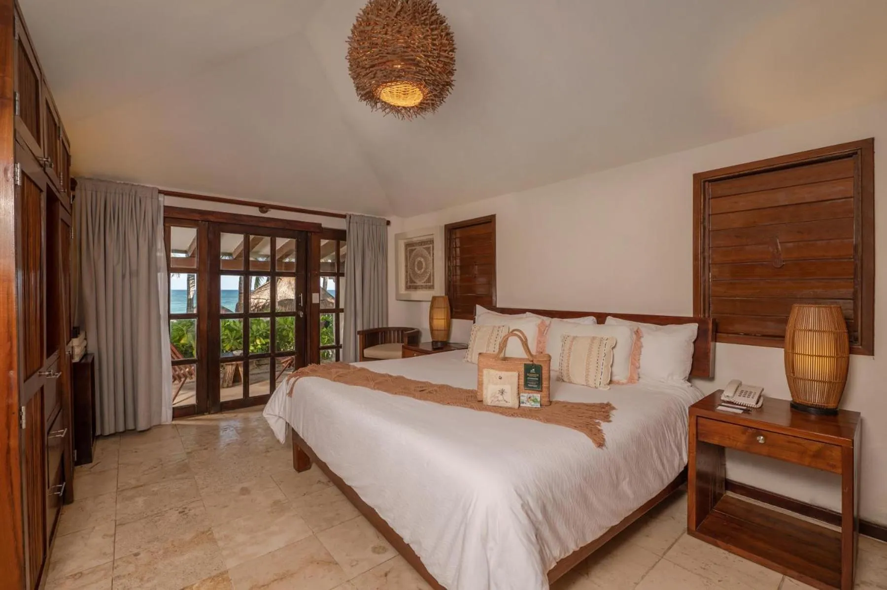 Bedroom, Bed in Ana y Jose Tulum Hotel & Beach Club