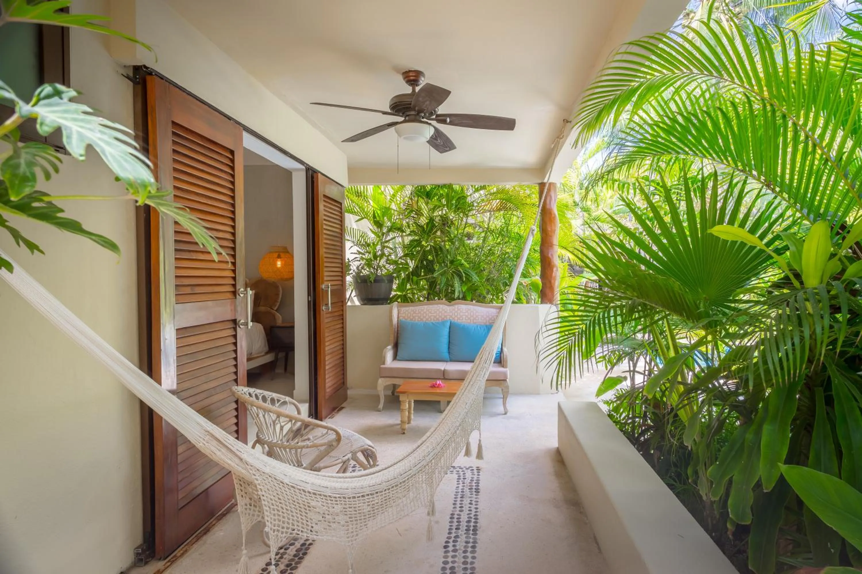 Garden view in Ana y Jose Tulum Hotel & Beach Club