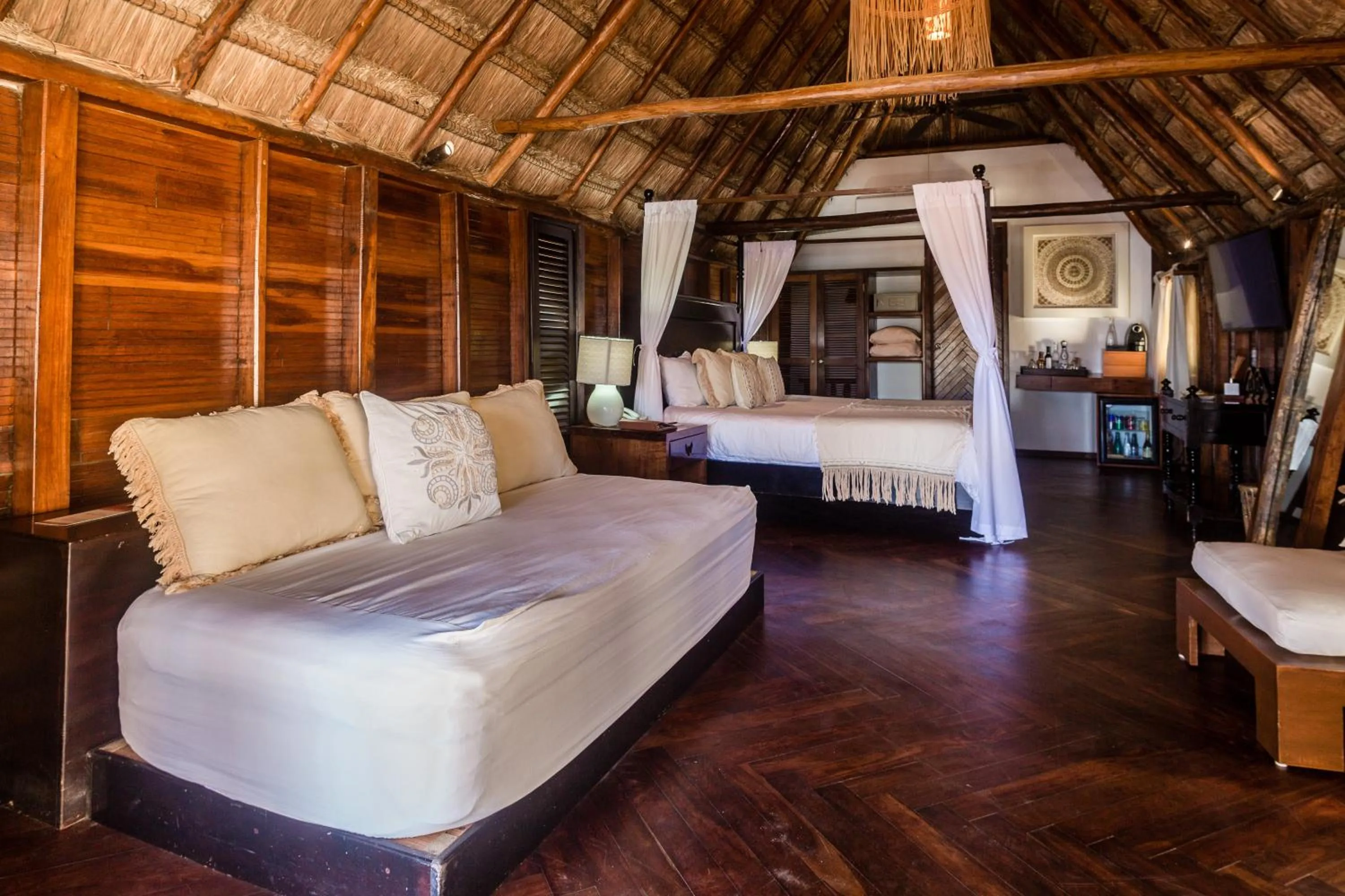 Bed in Ana y Jose Tulum Hotel & Beach Club