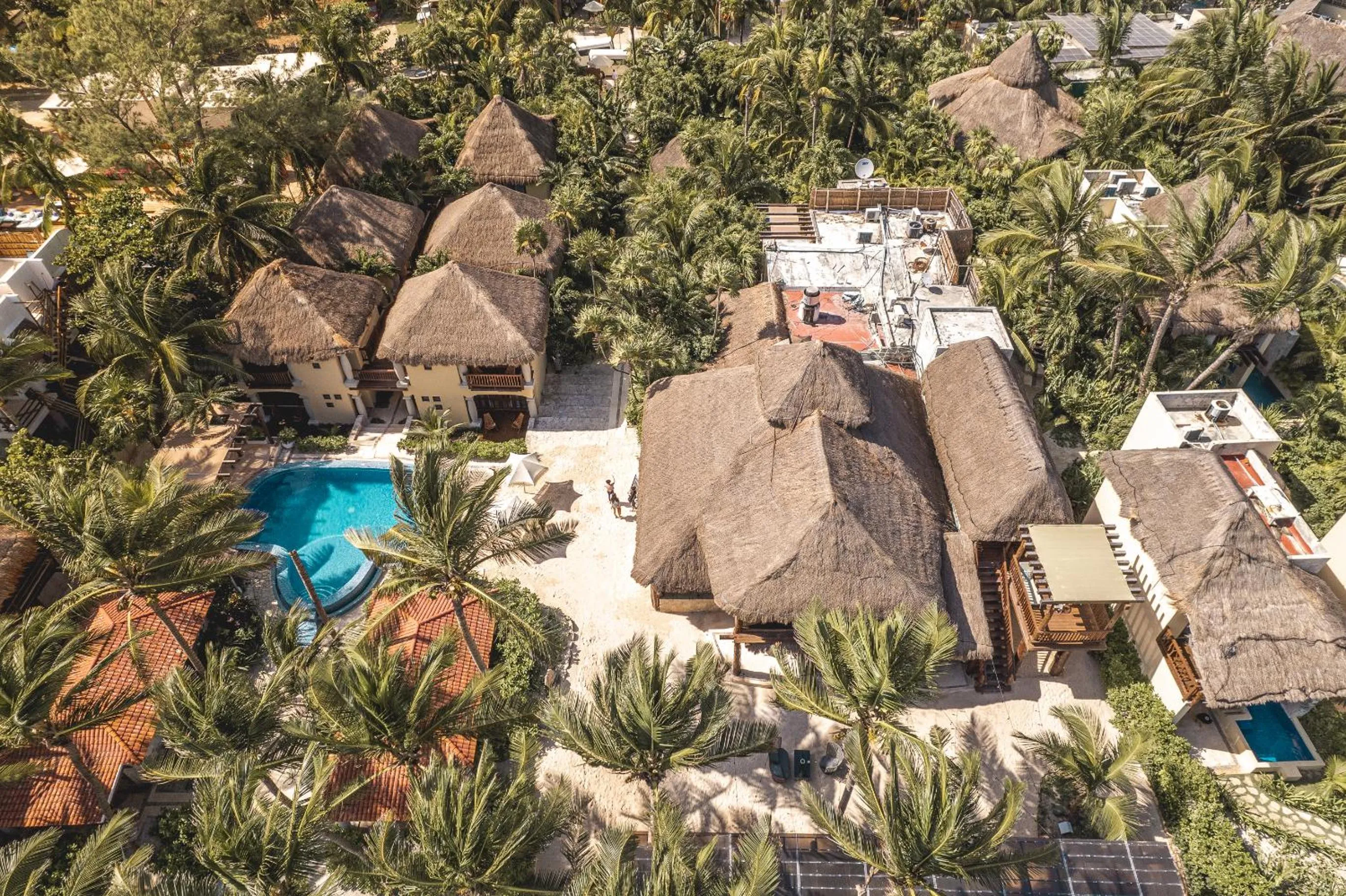 Bird's eye view in Ana y Jose Tulum Hotel & Beach Club