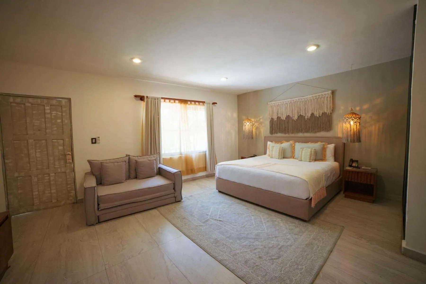 Bed in Ana y Jose Tulum Hotel & Beach Club