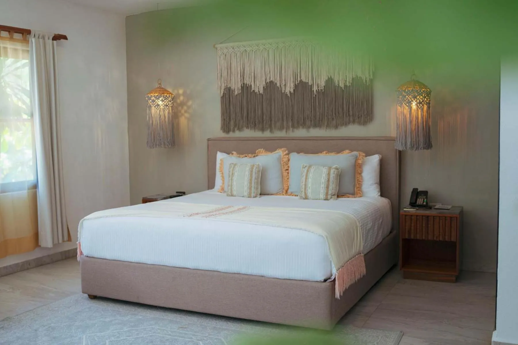 Bed in Ana y Jose Tulum Hotel & Beach Club