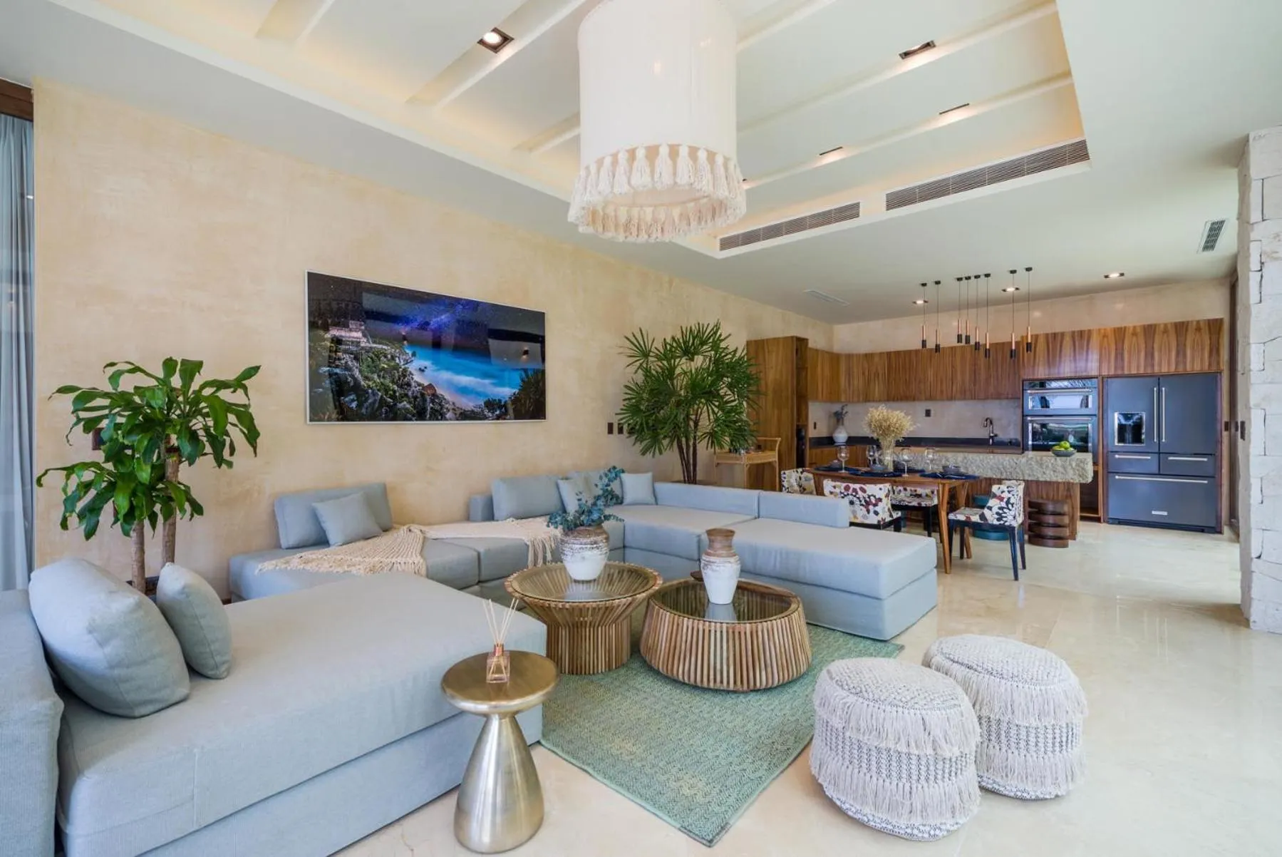 Kitchen or kitchenette in Ana y Jose Tulum Hotel & Beach Club