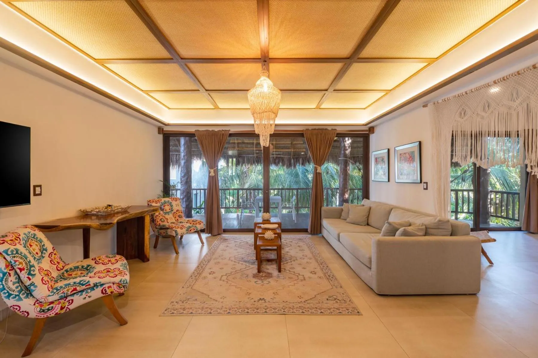 Living room in Ana y Jose Tulum Hotel & Beach Club