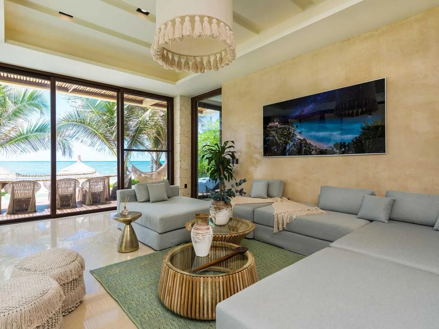 Living room in Ana y Jose Tulum Hotel & Beach Club